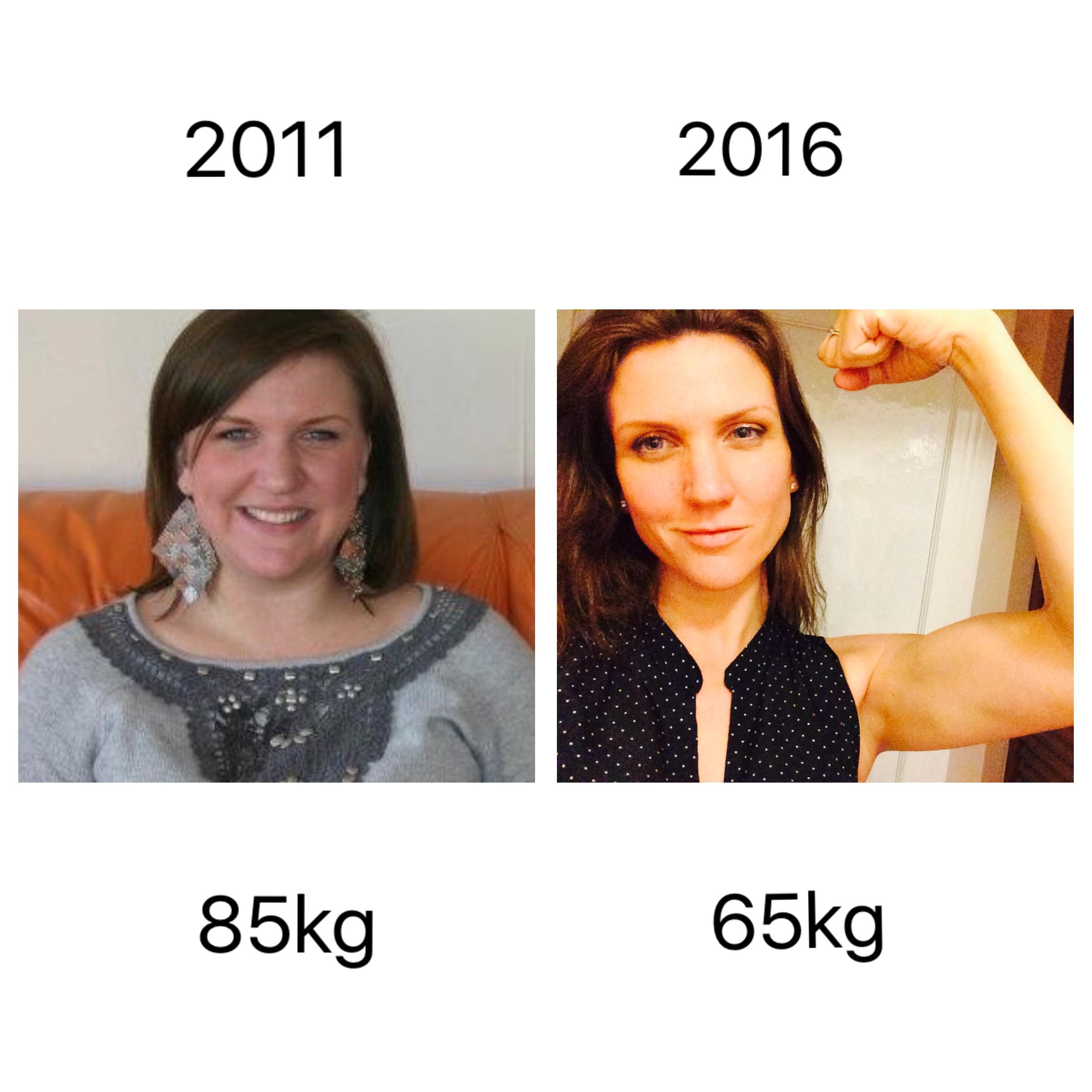 F/32/5'10" [80kg > 65kg = 15kgs] Face progress from heaviest to fittest