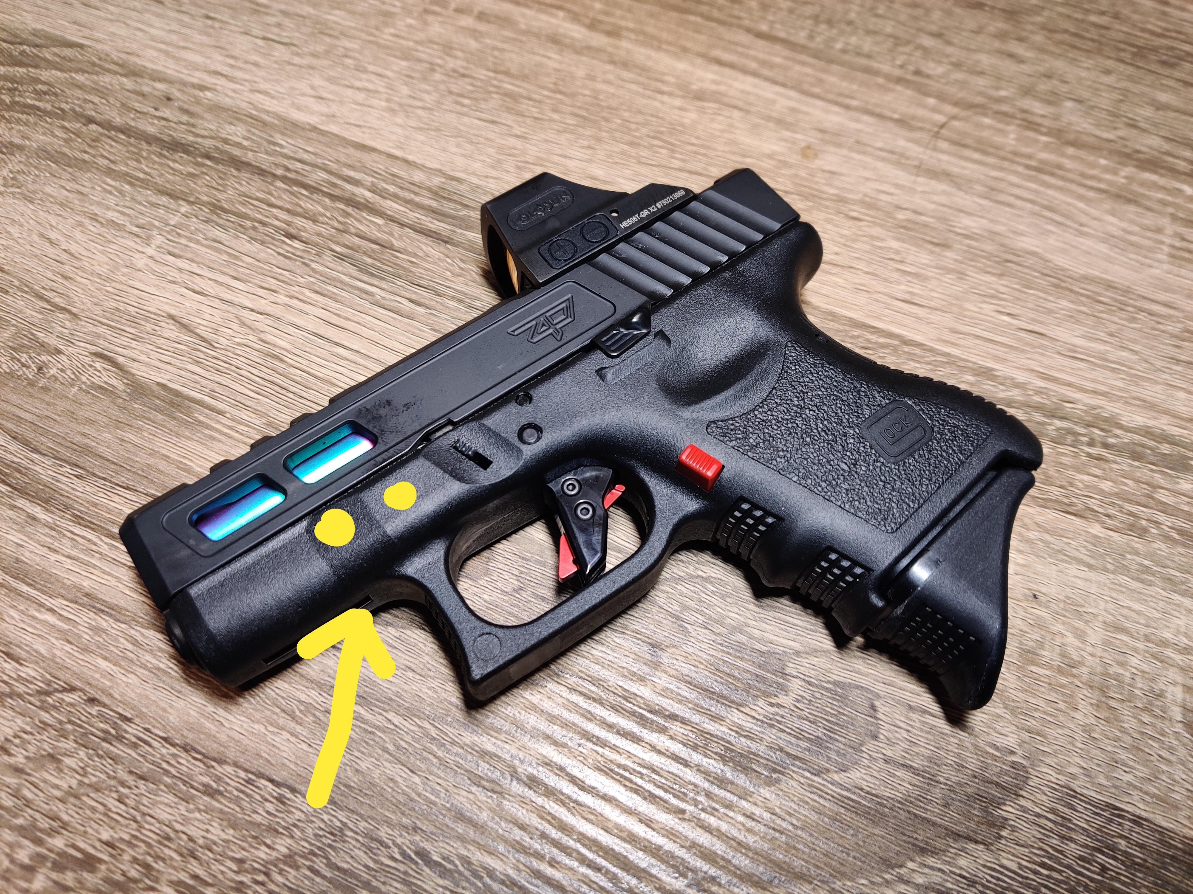 Mounting a Gas Pedal to a G26 without a rail? r/GlockMod