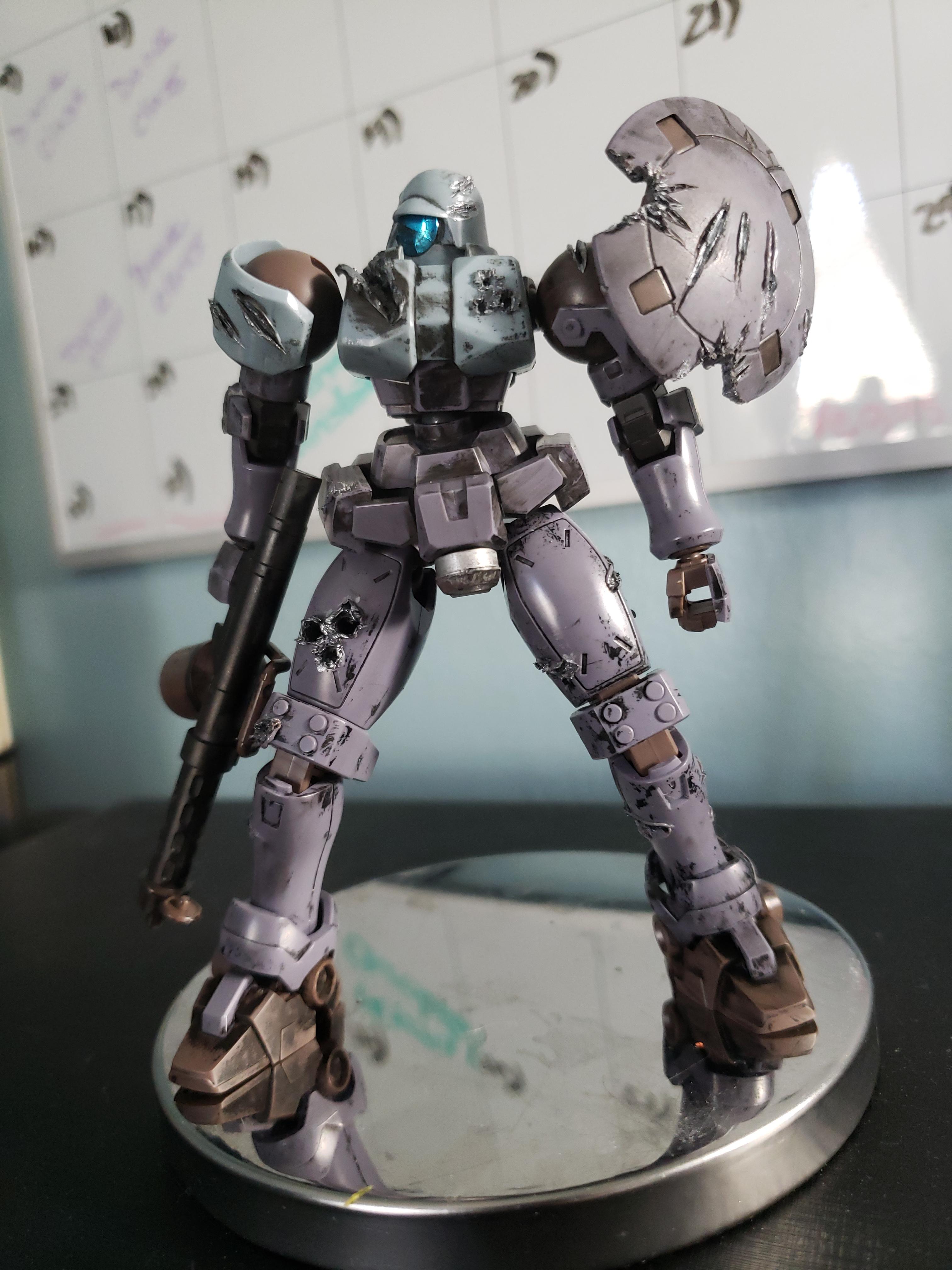 I don't know how much more this Leo can take. r/Gunpla