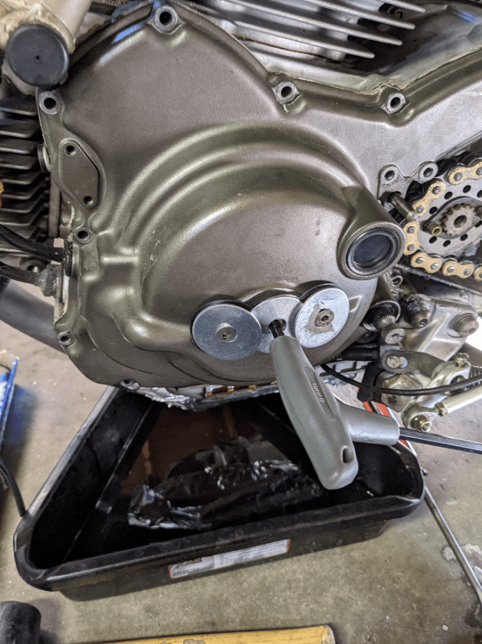 Custom Ducati stator cover puller, replaces part number 88713.0144