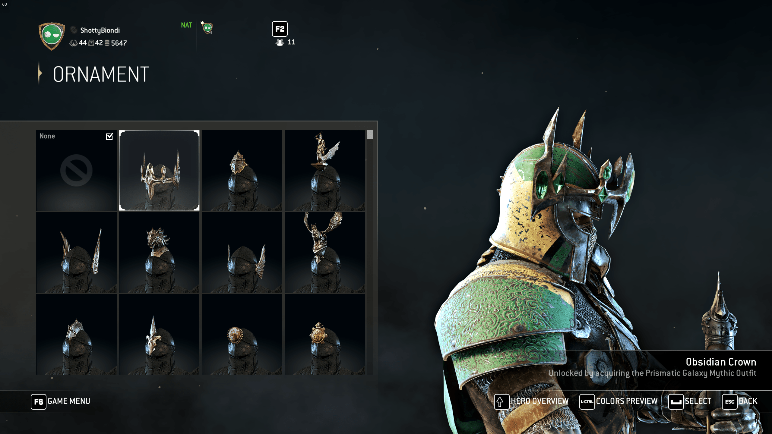 I think the Obsidian Crown ornament might need some attention on the
