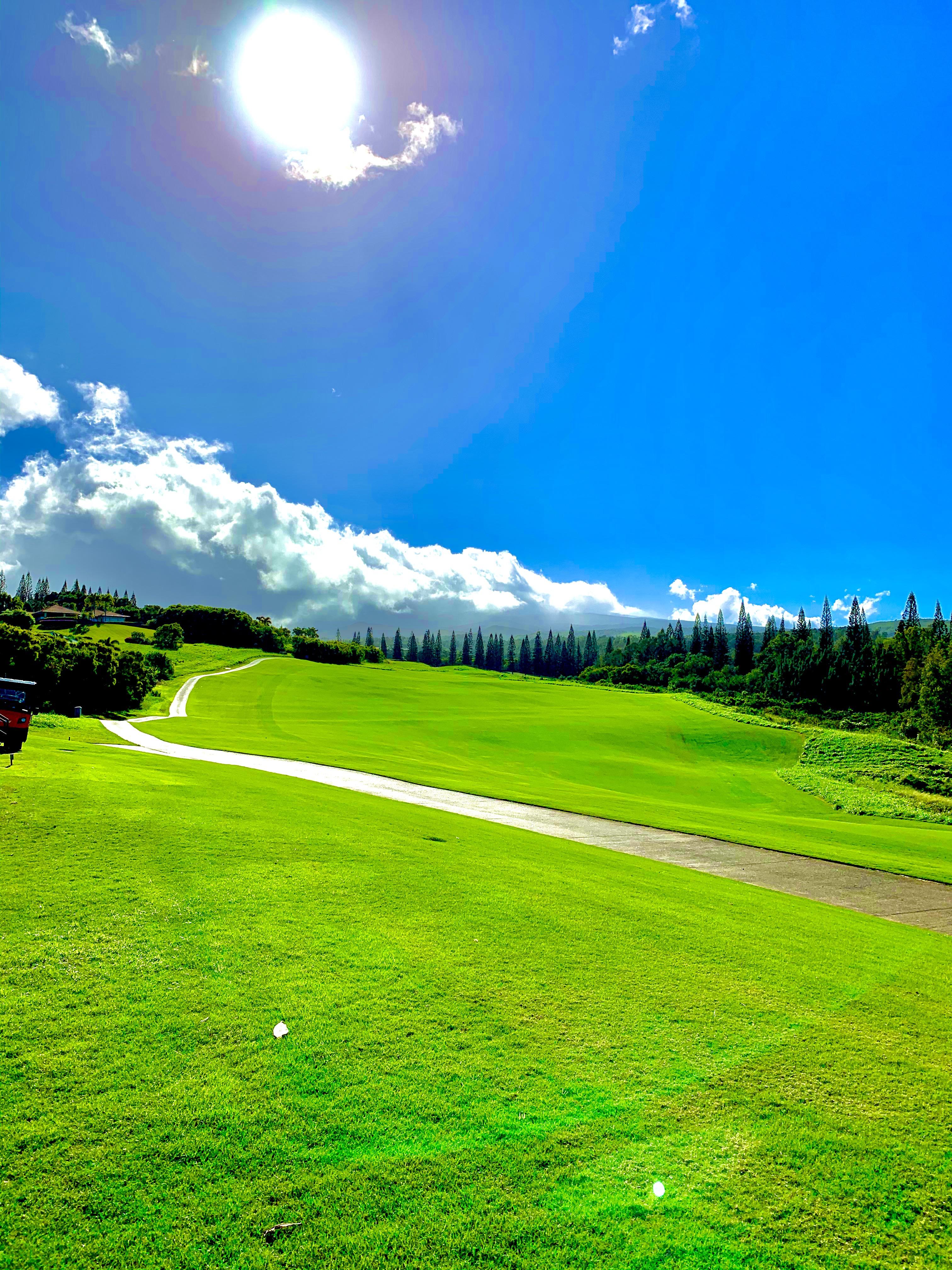 Got to visit the Plantation Course in Kapalua, Sentry Tournament of