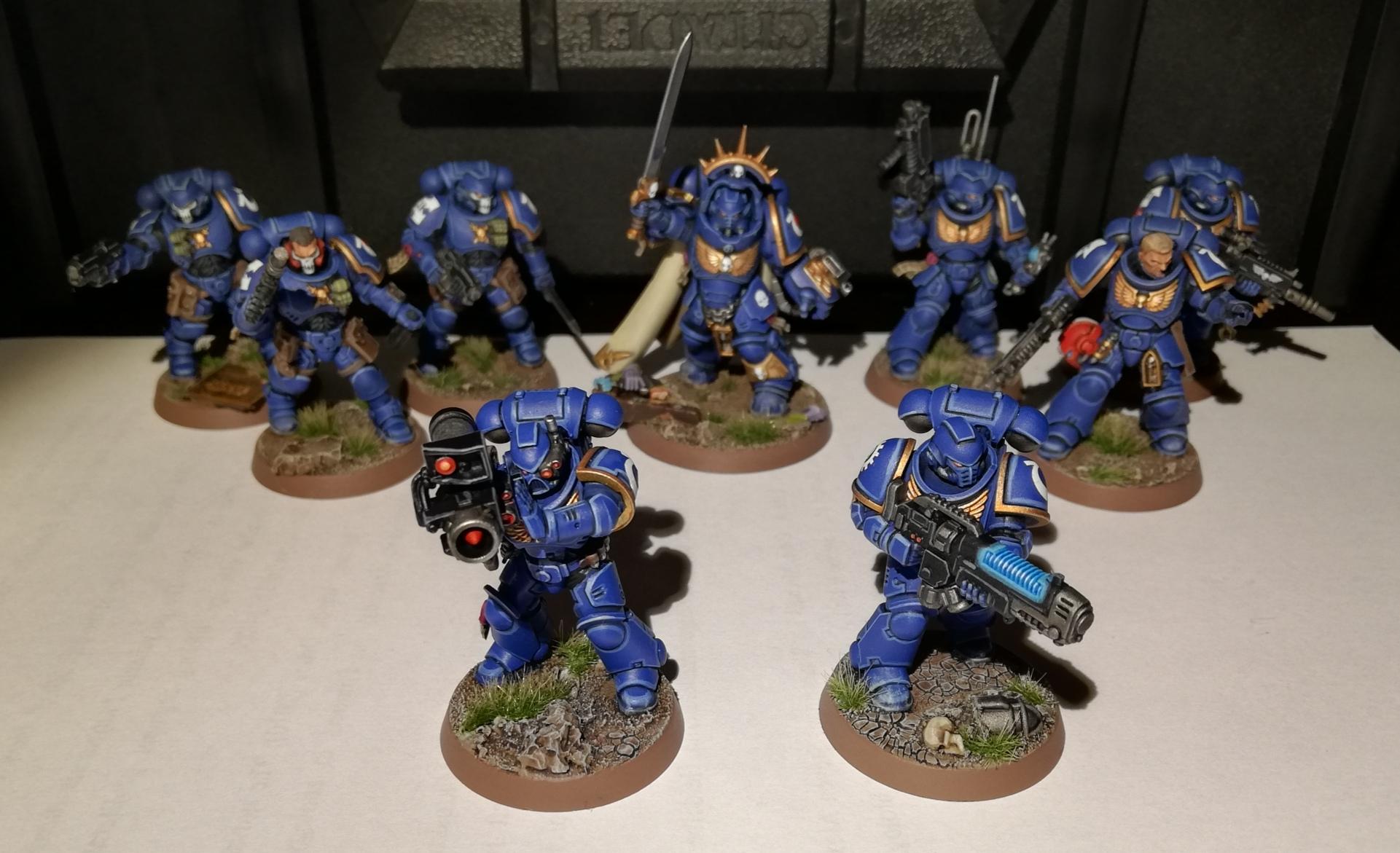 My primaris sized tactical marines. Next up heavy bolter r/killteam