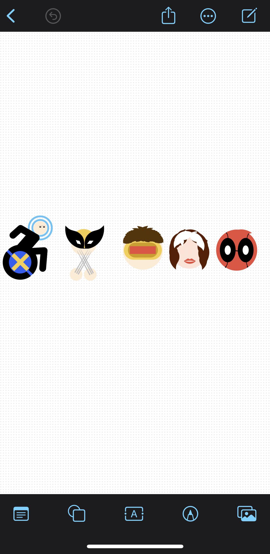 Made this entirely in Apple Freeform app r/xmen