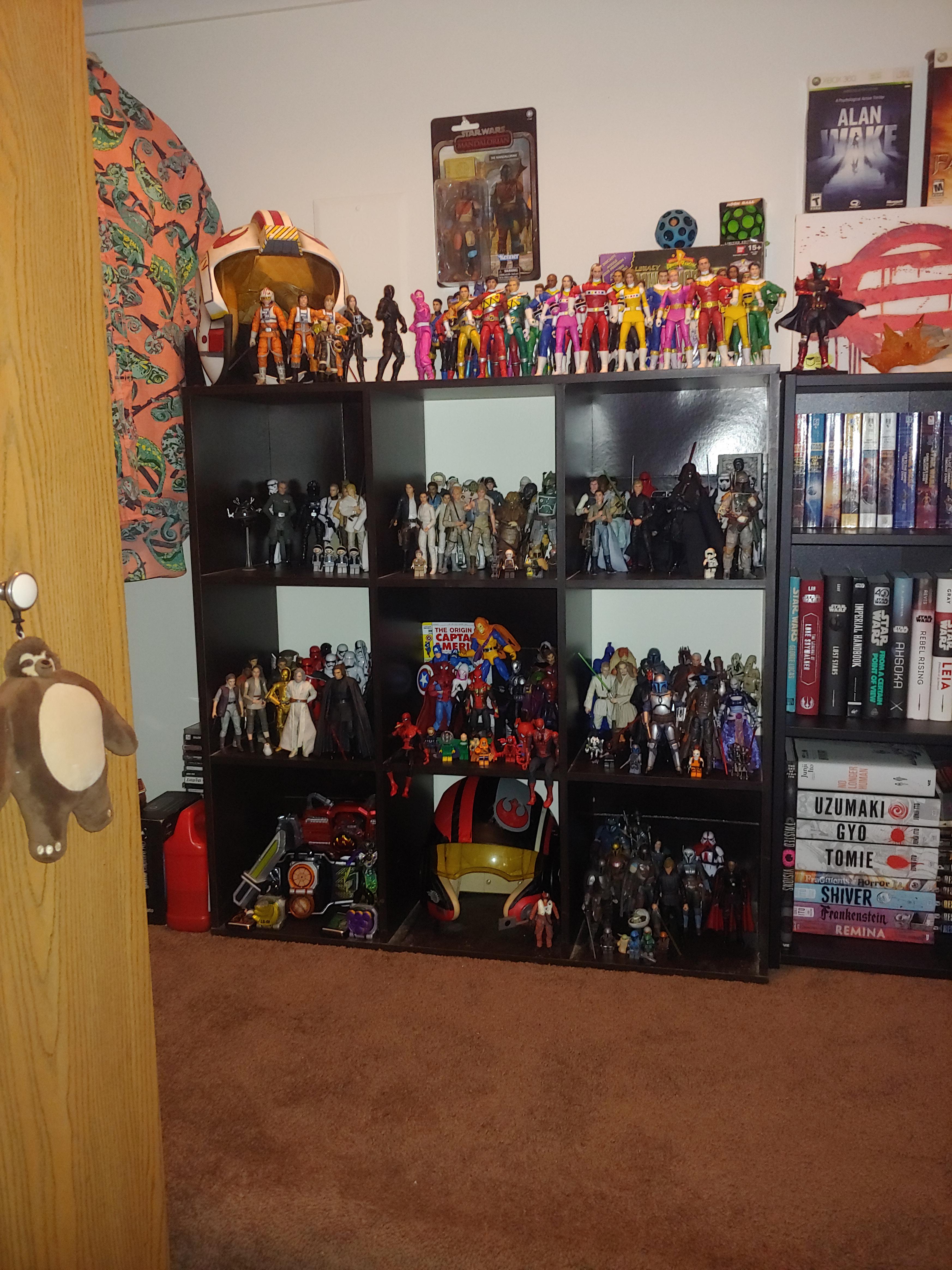 what's some good lighting for cube storage shelves? r