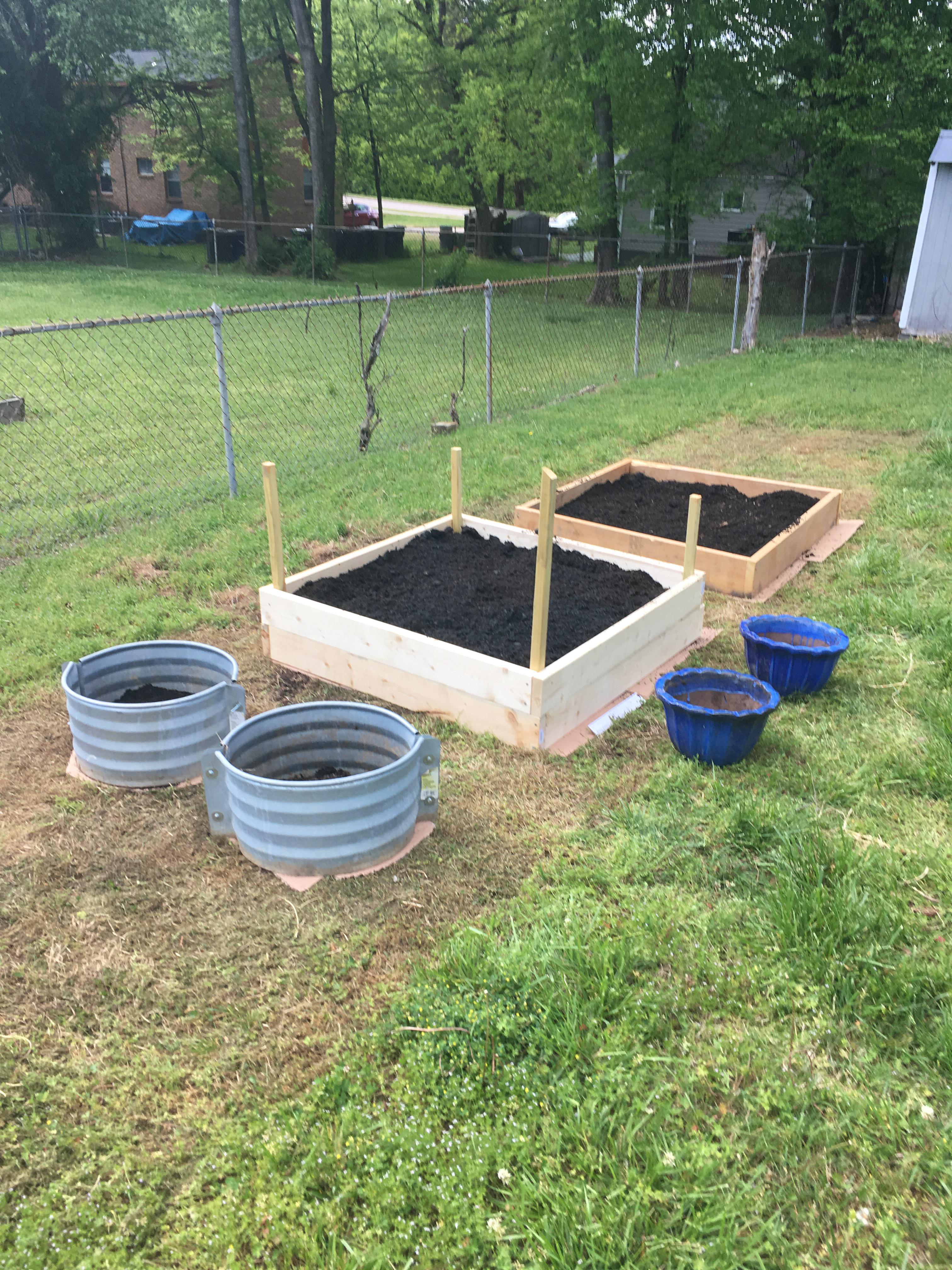 Raised beds in the works r/gardening