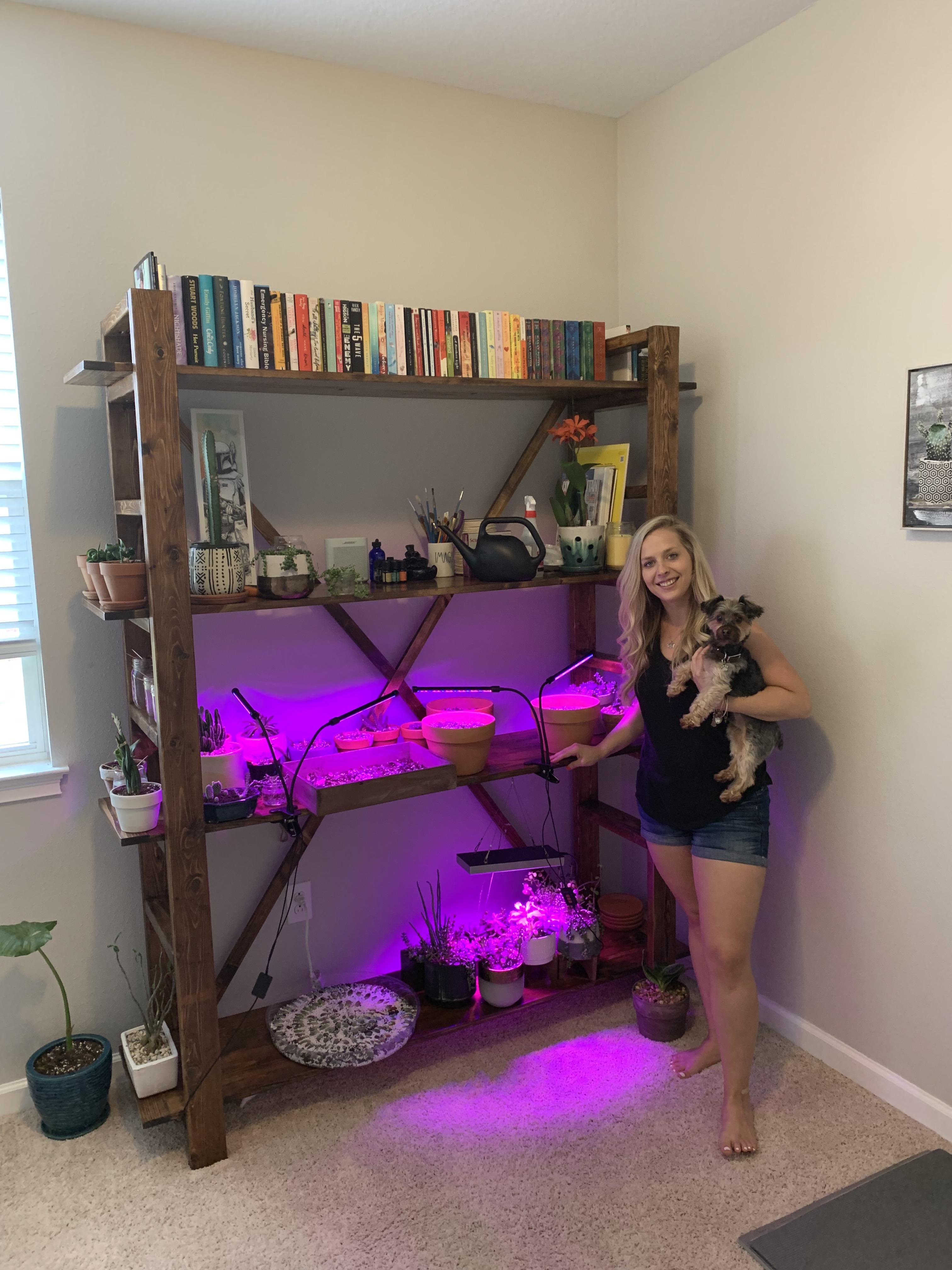 Finished building my plant stand! r/gardening