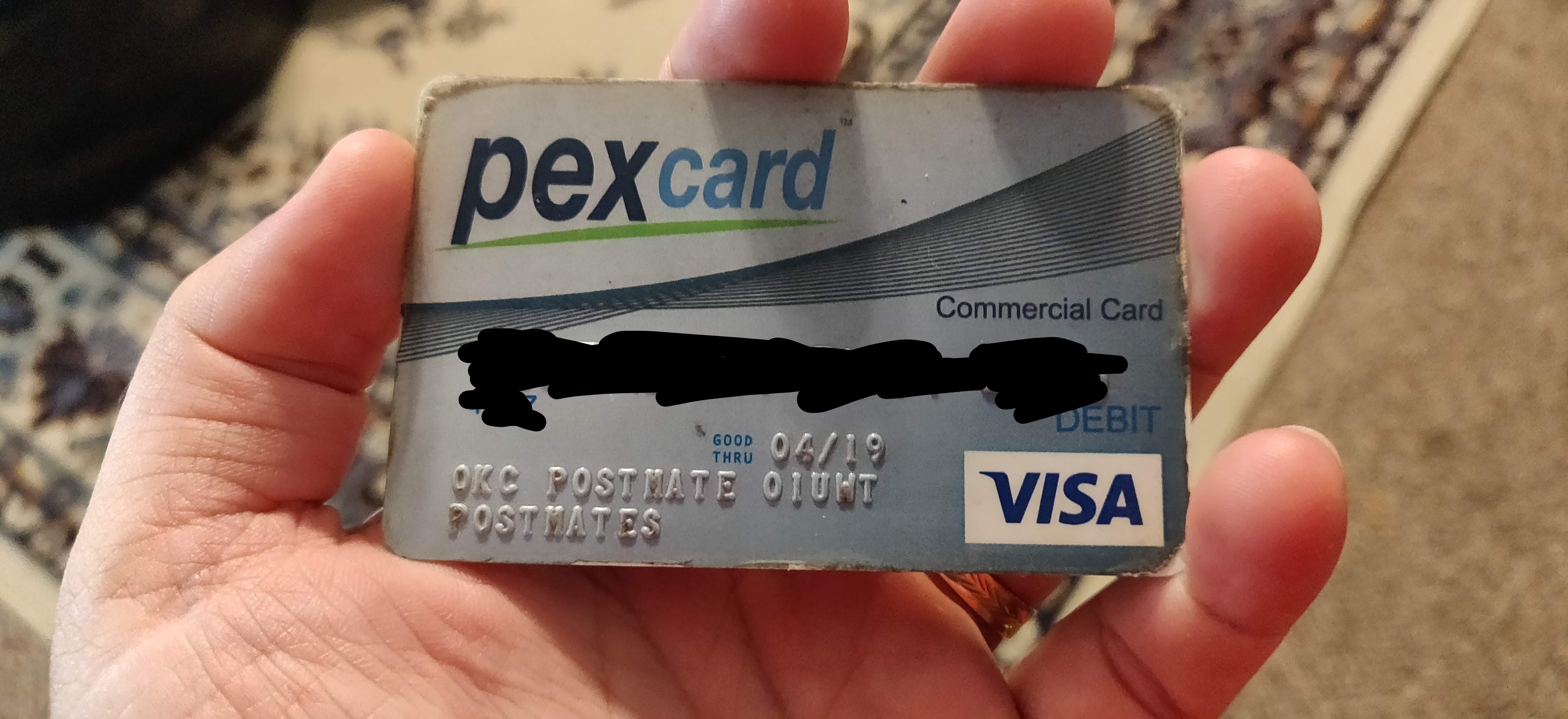 OG Card expired. Rest in peace, sweet prince. r/postmates