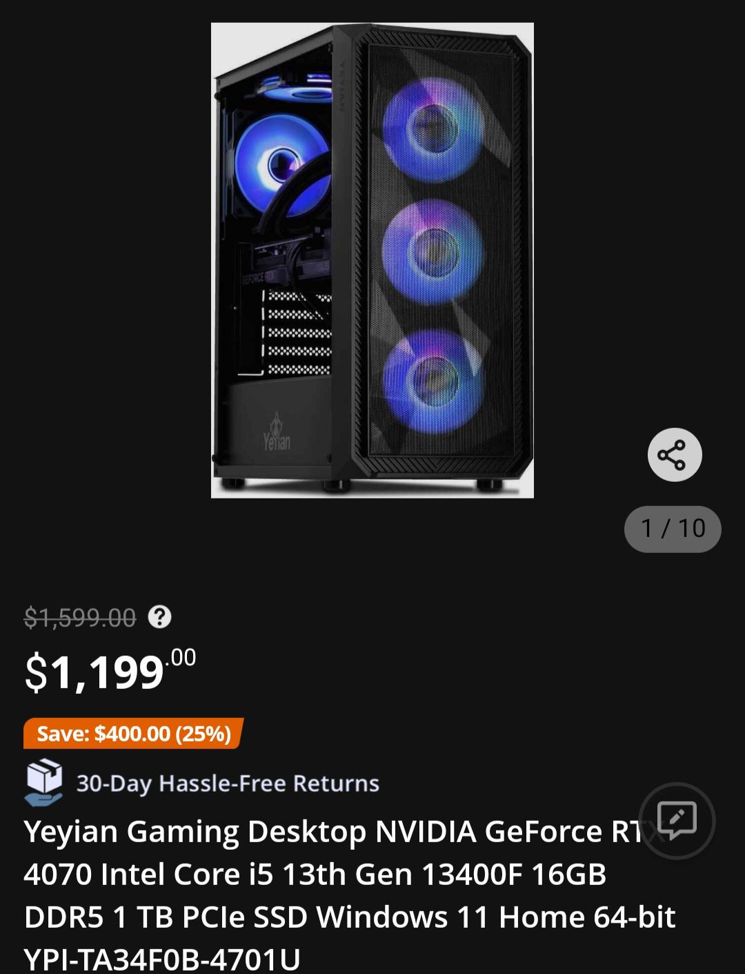 Good deal? r/Prebuilts