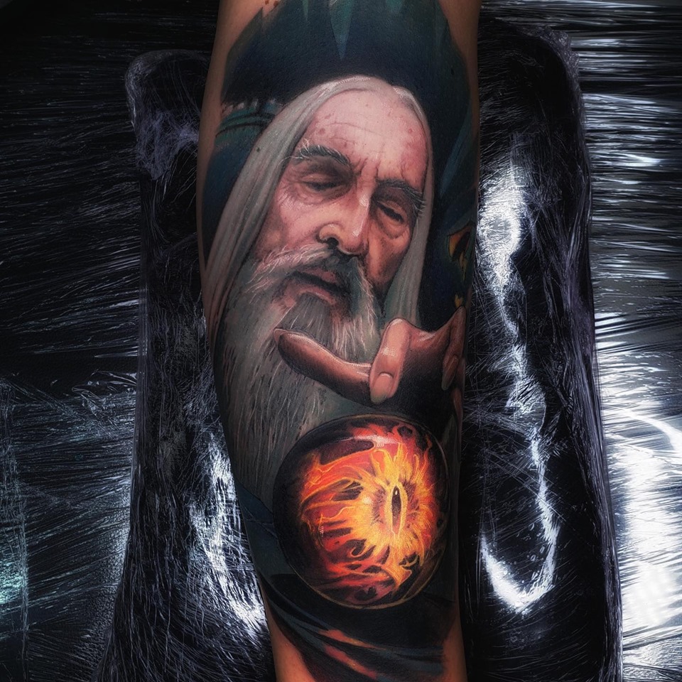 Saruman Tattoo I Got Last Week At Lima, Perú. Artist Is Cesar Pinto. @Cesarpintoartist On Instagram : R/Lotrtattoos 960_x_960_jpg