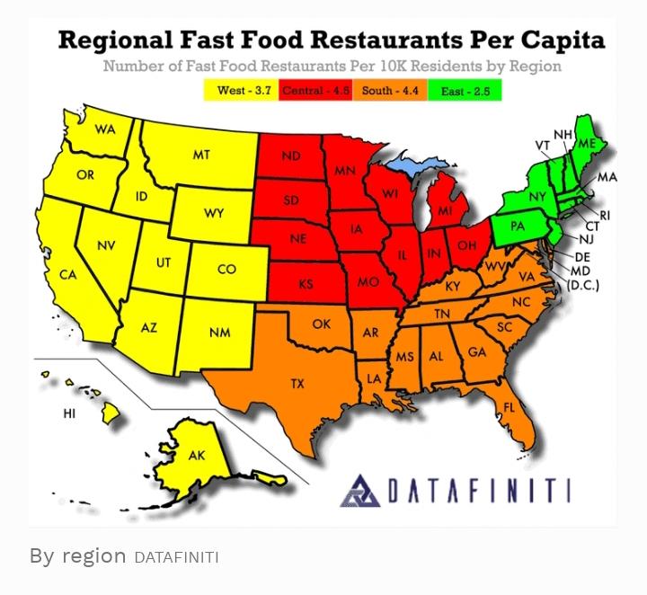 Does the UP not have fast food? r/MapsWithoutUP