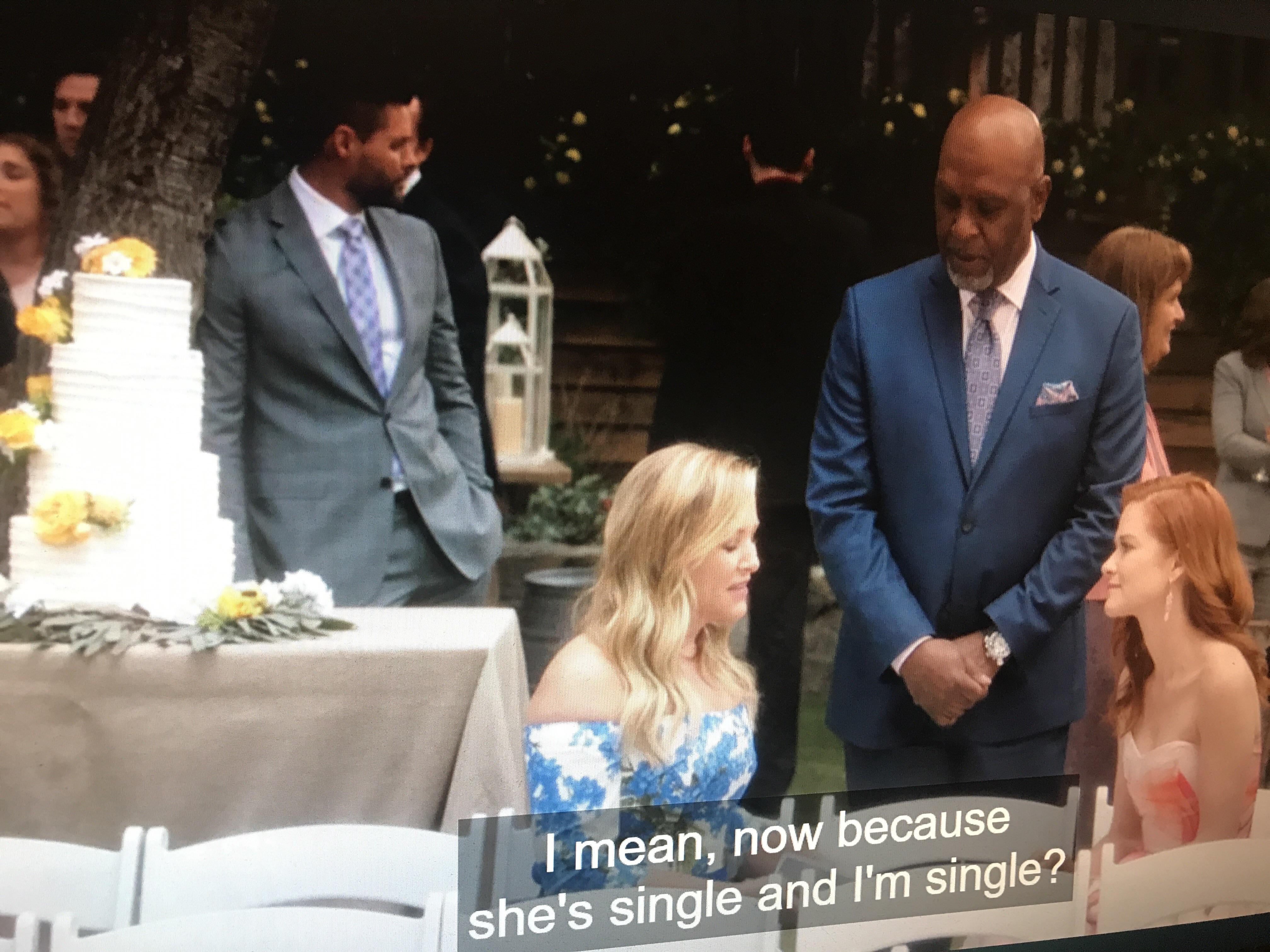 In Season 14 Episode 24. Arizona says Callie’s Single meaning Callie