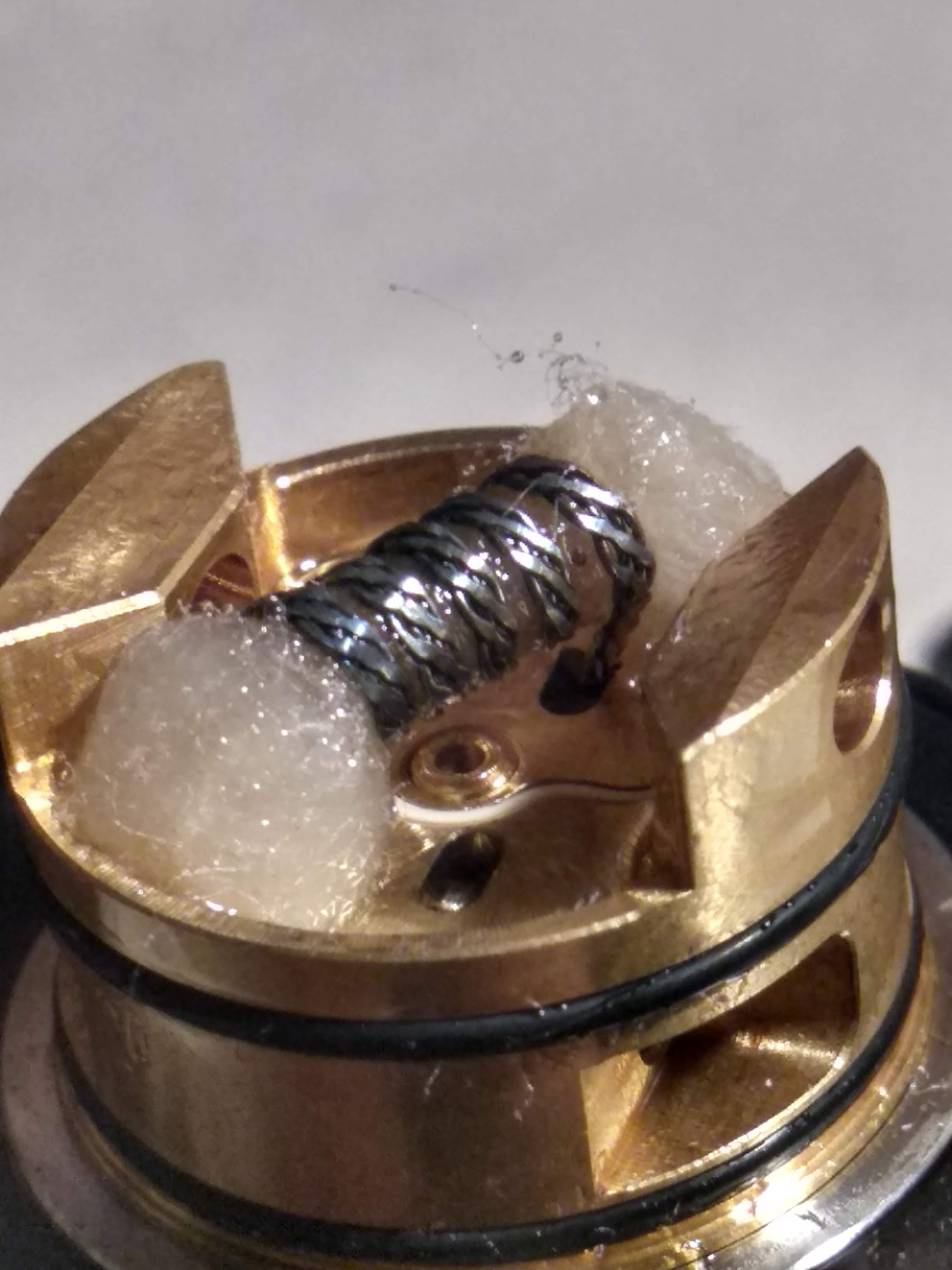 Experimenting with builds tonight. 4 strands tightly twisted 28g N80