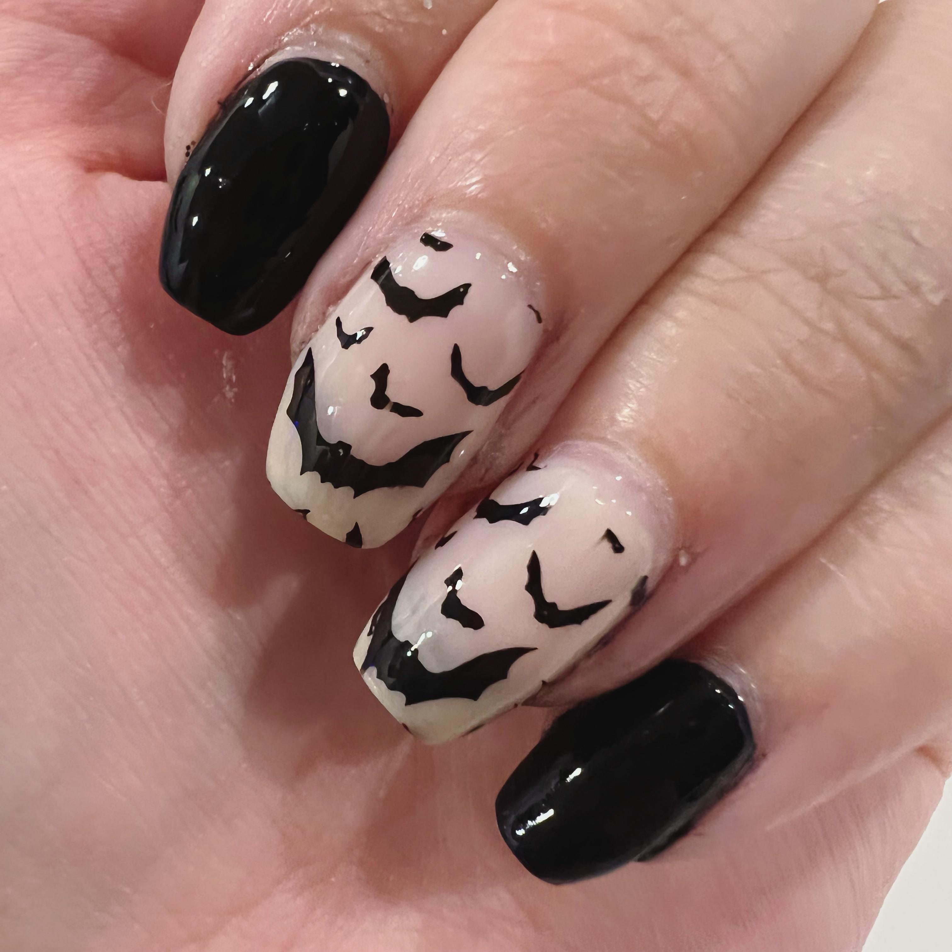 Bat nails r/nailstamping