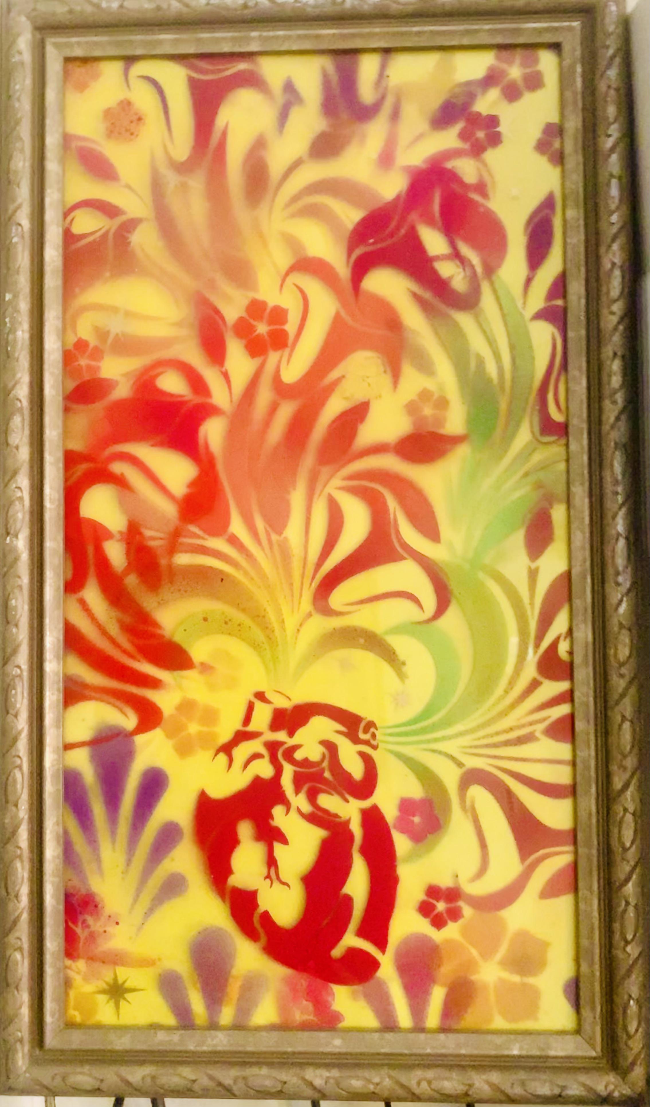 Spray paint on glass r/artistspeakeasy