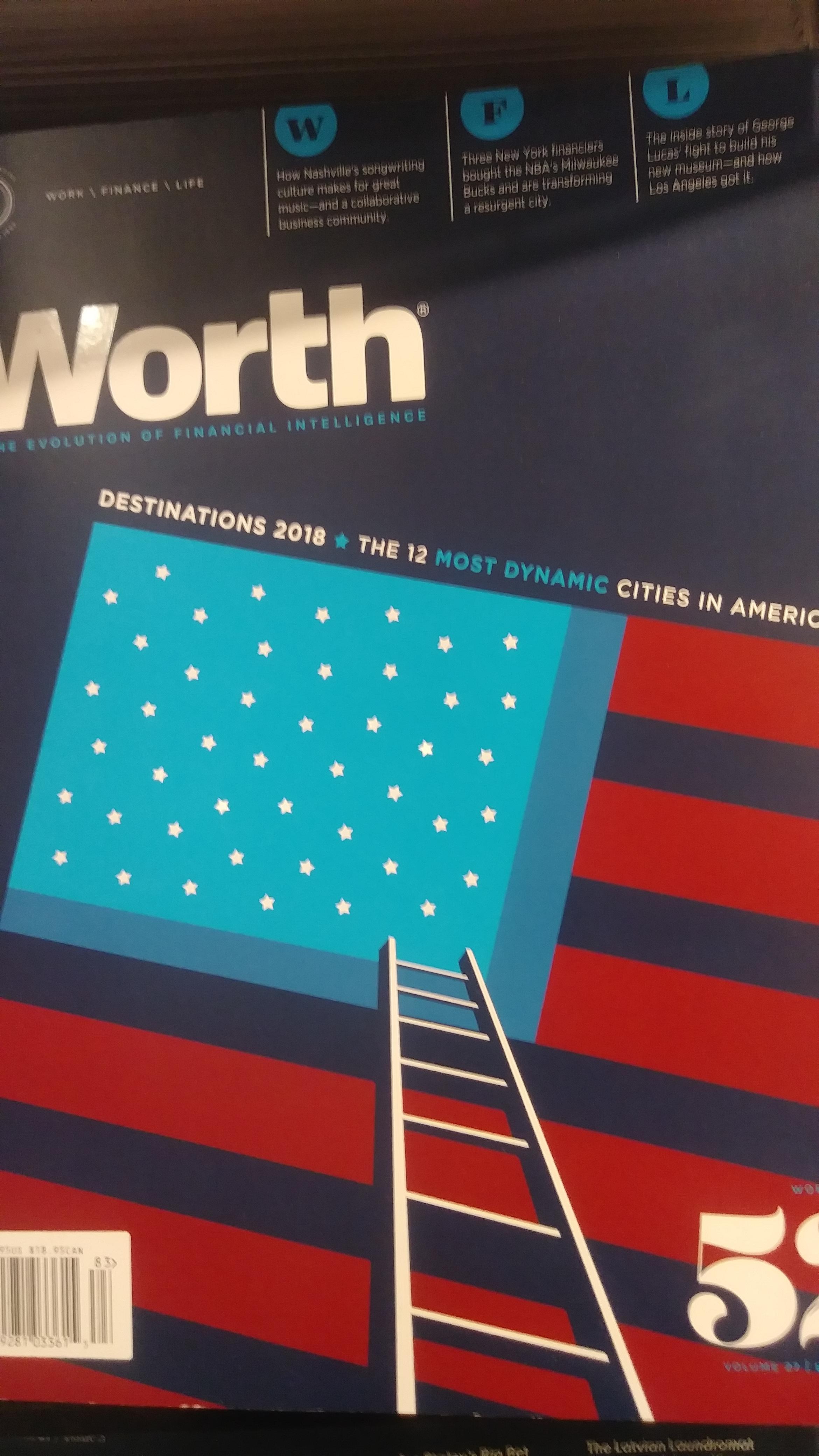 This amazing cover I found for Worth magazine. r/DesignPorn