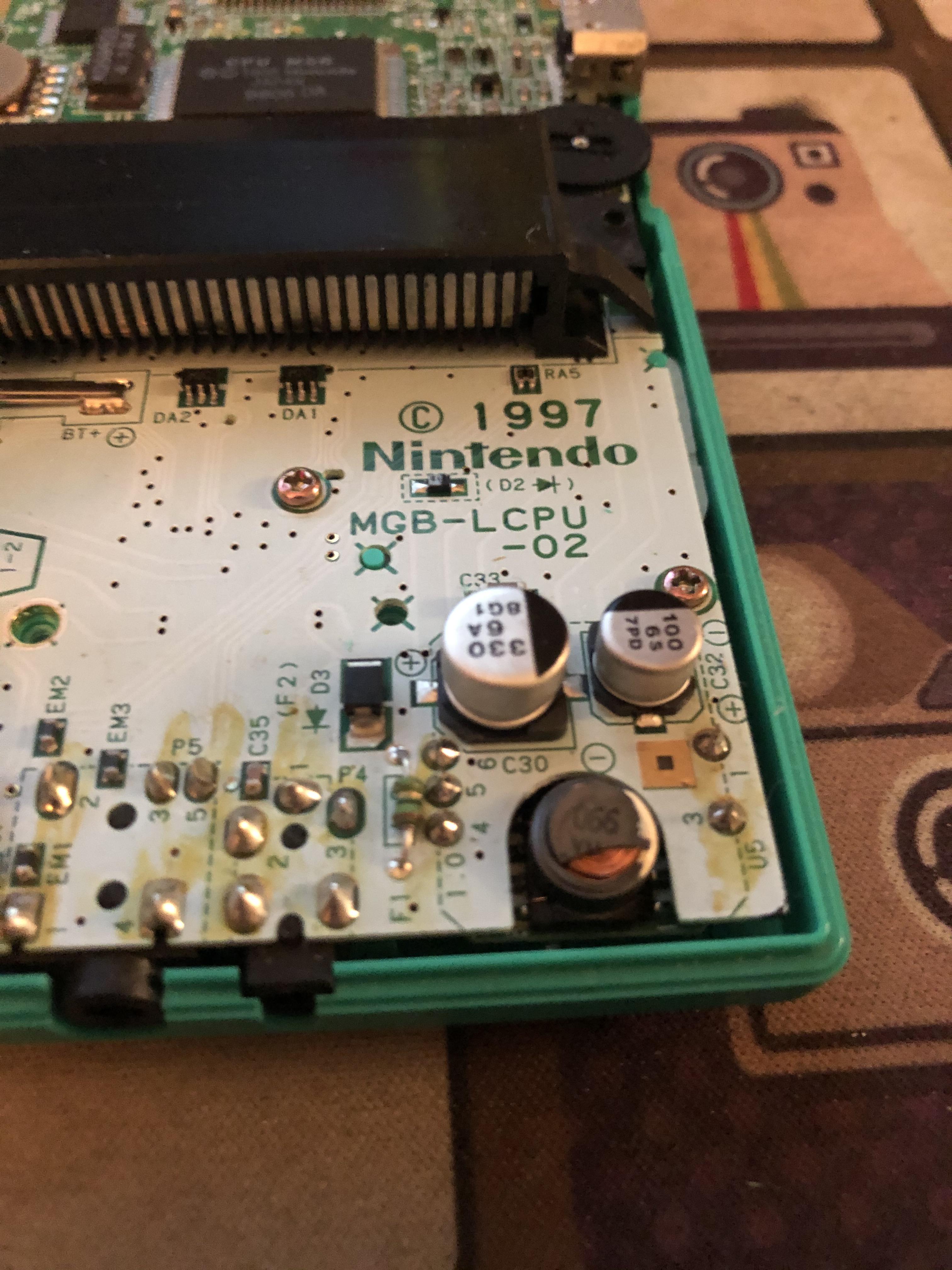 Damaged cap(?) on dc/dc converter, any tips? r/Gameboy