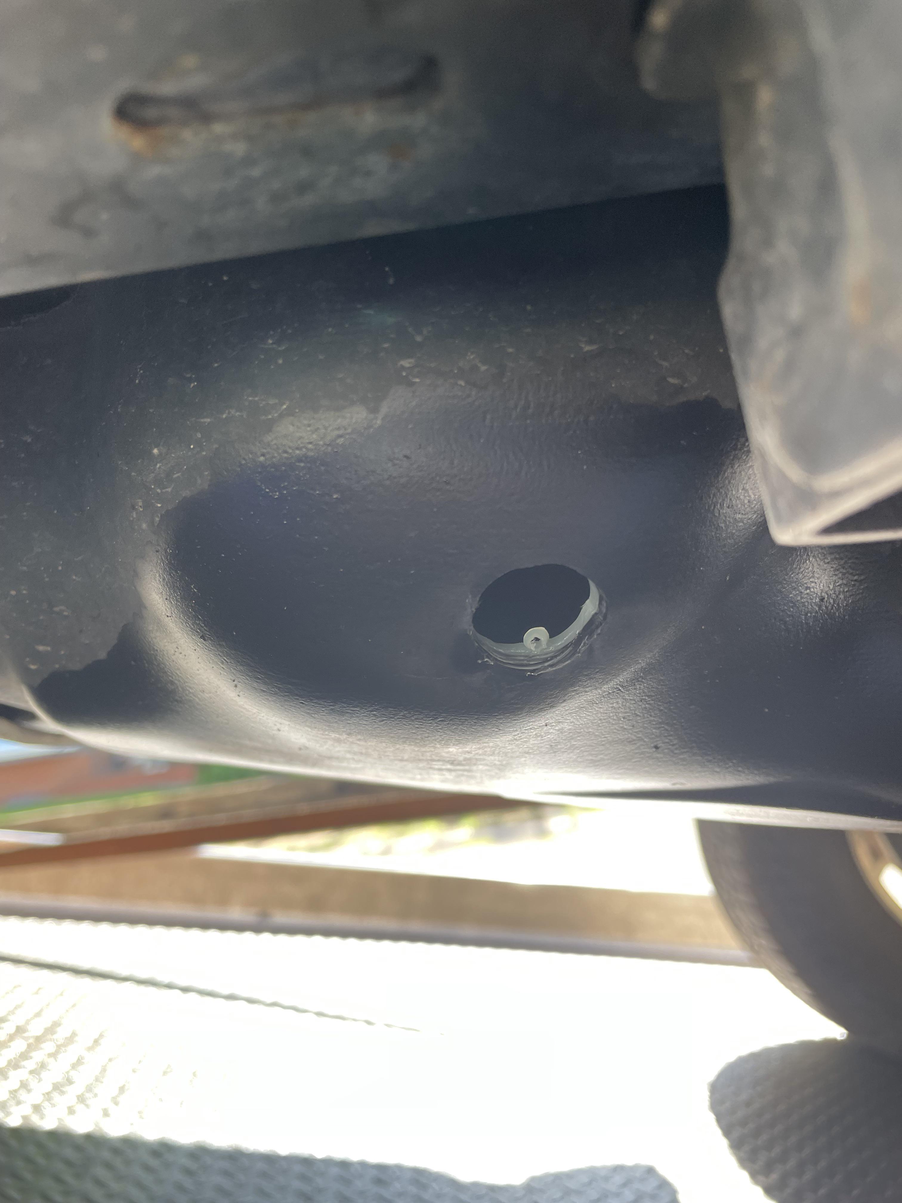 Warning Downtown last night someone drilled a hole in my gas tank to