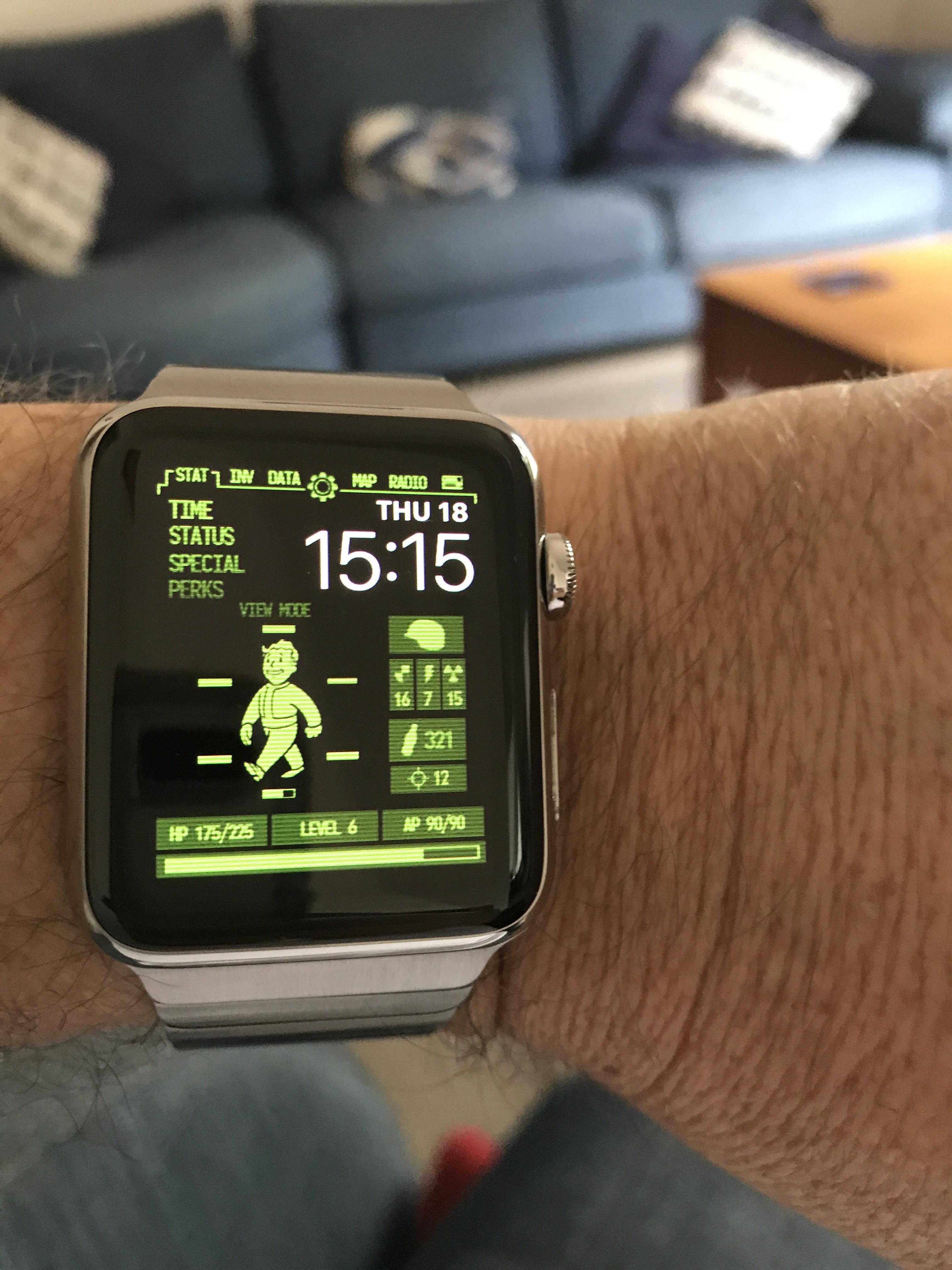 New watchface another variation on Pip Boy. AppleWatch
