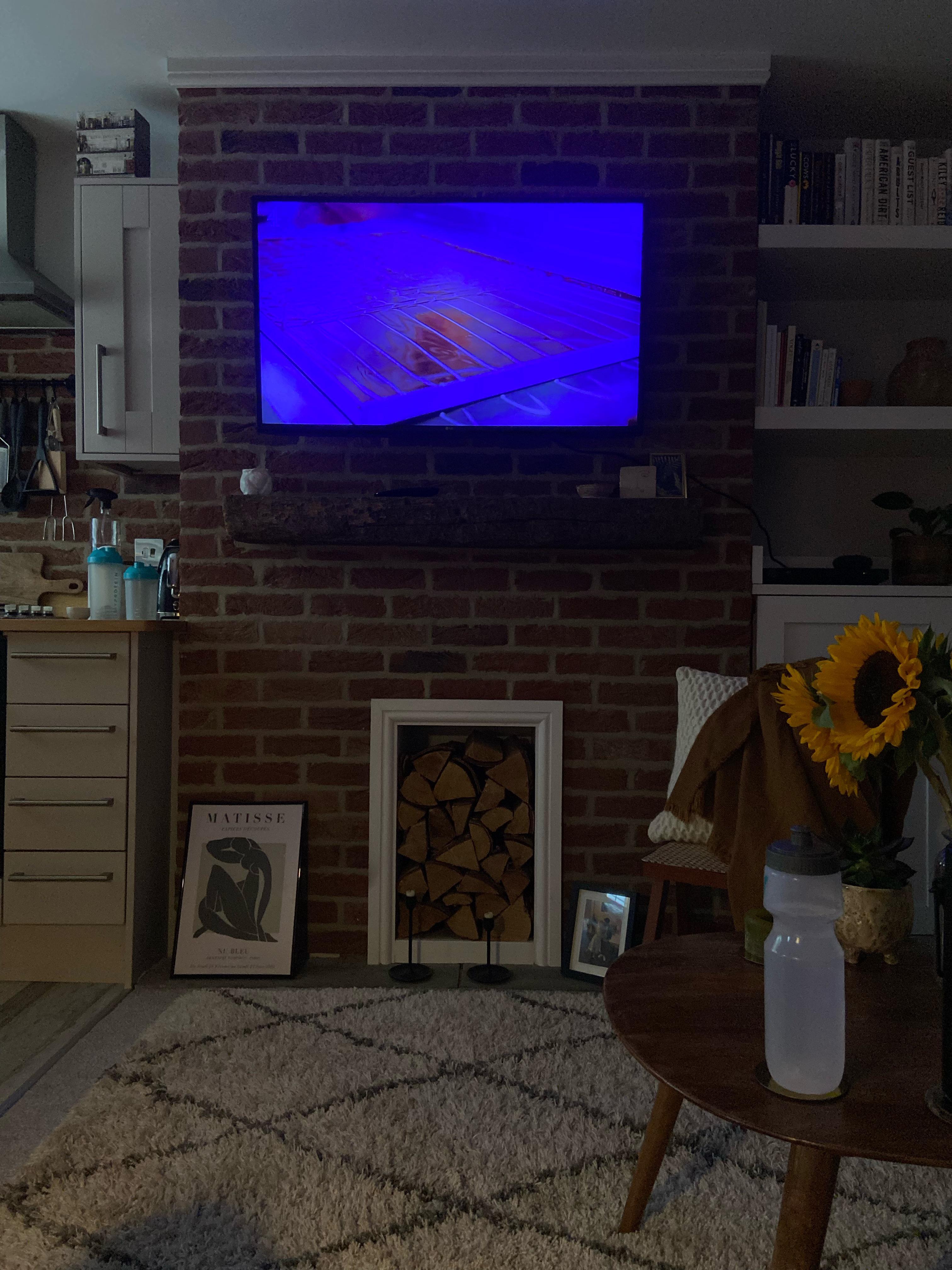 Is my TV too high? r/TVTooHigh