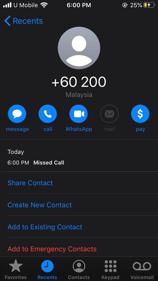 Got a missed call from this number. Am I being flagged by the FBI or