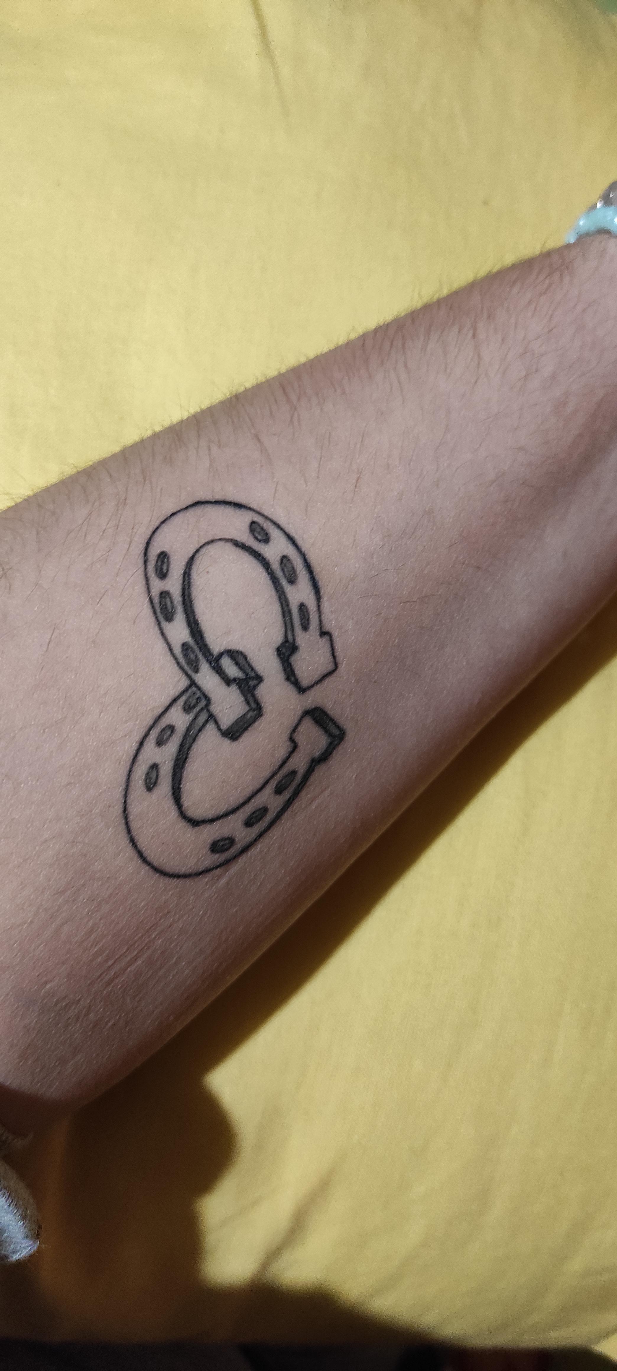 Horseshoe Heart Tattoos