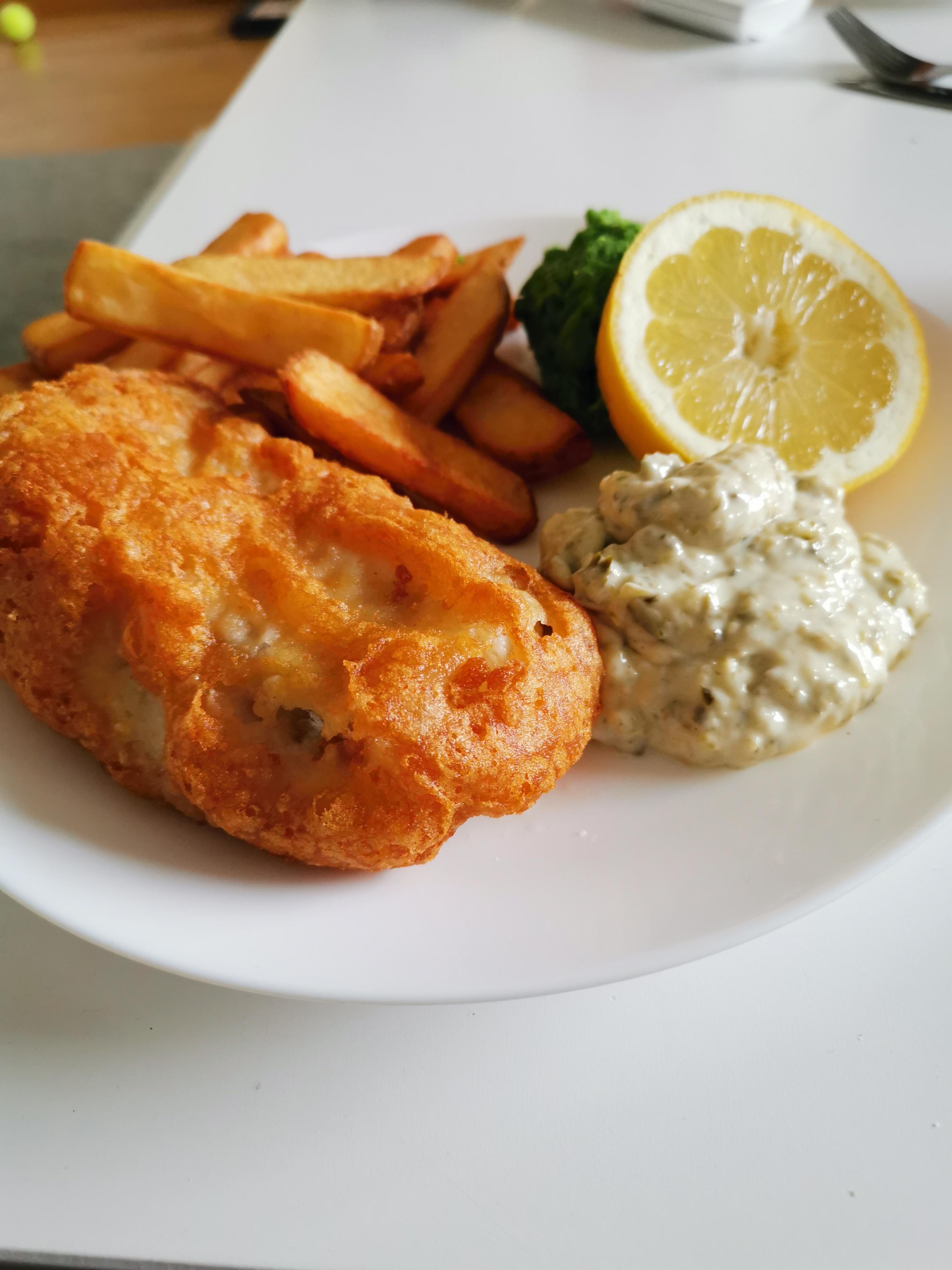 [homemade] fish and chips r/food
