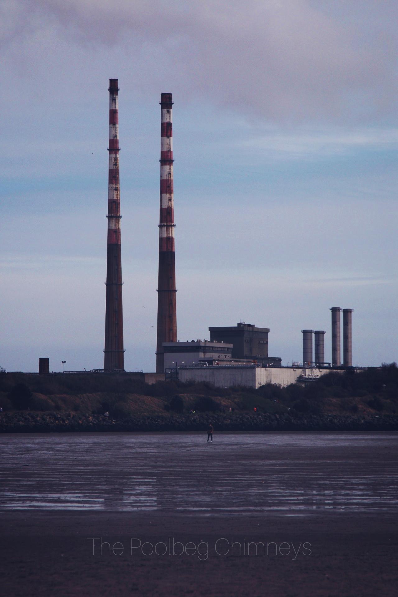 The Poolbeg Chimneys today walk r/Dublin