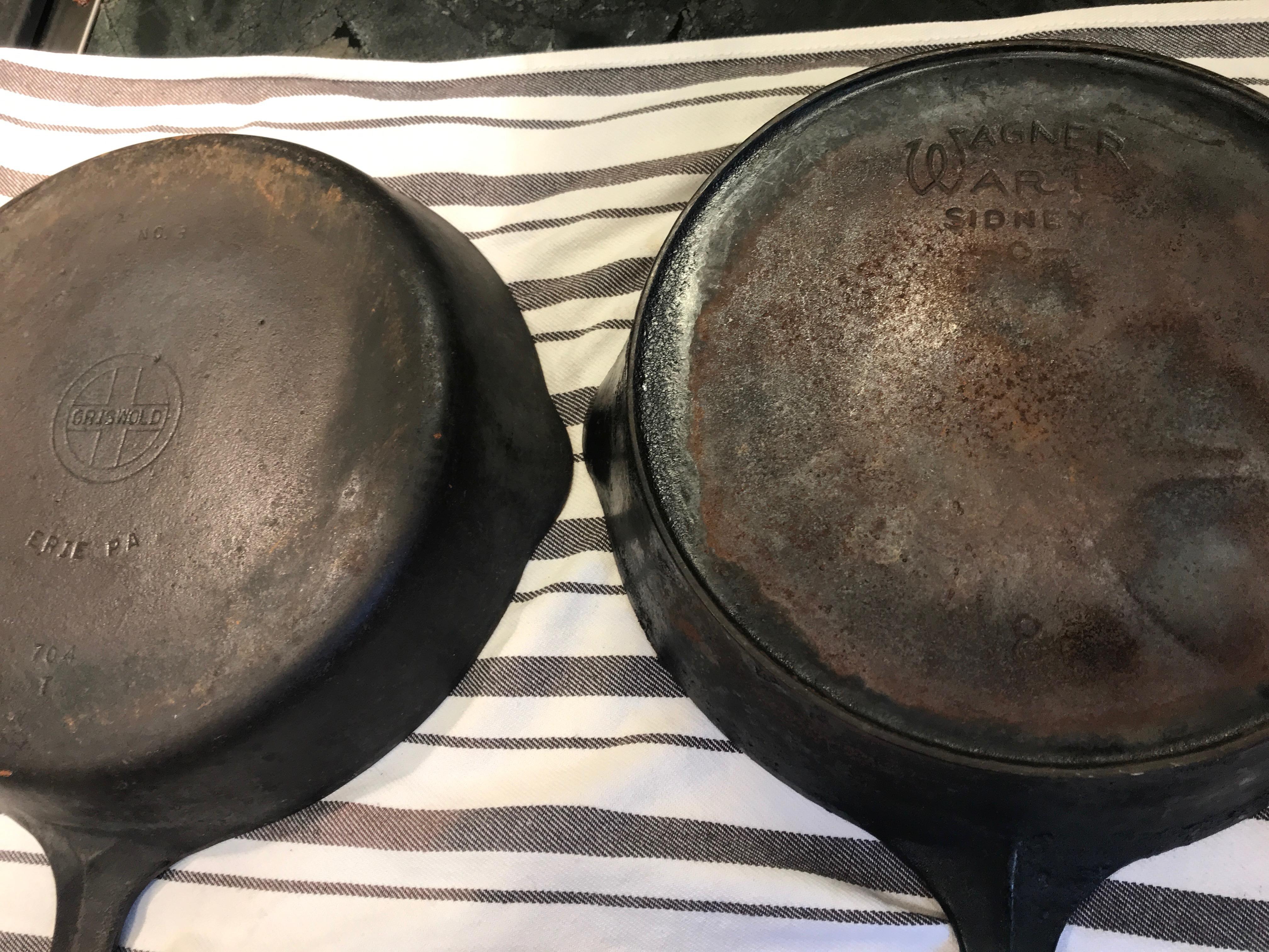 Griswold vs. Wagner Art Cast Iron Pans Need Advice r/castiron