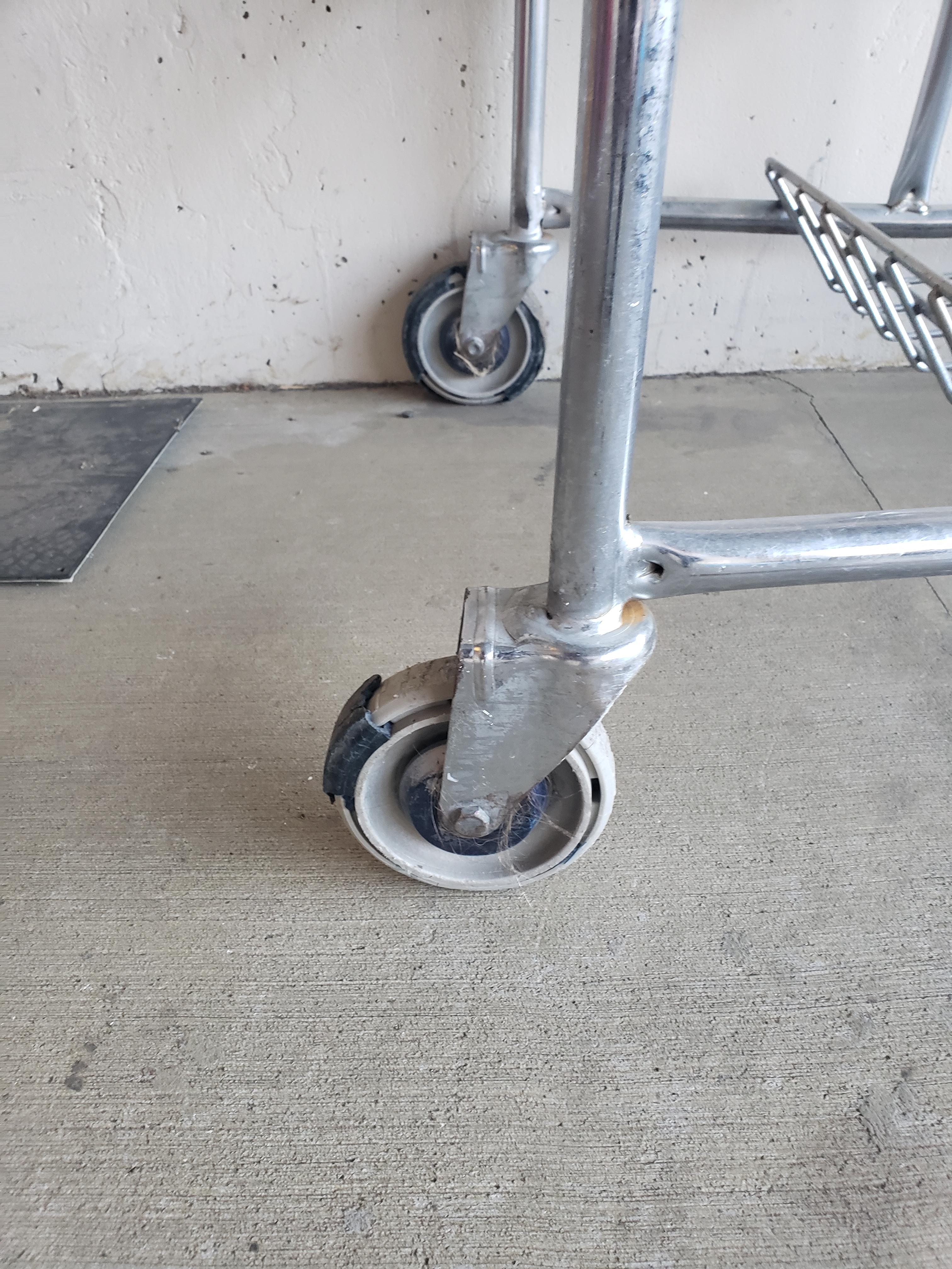 How can I fix/replace wheels like this? I work at a vet hospital and it