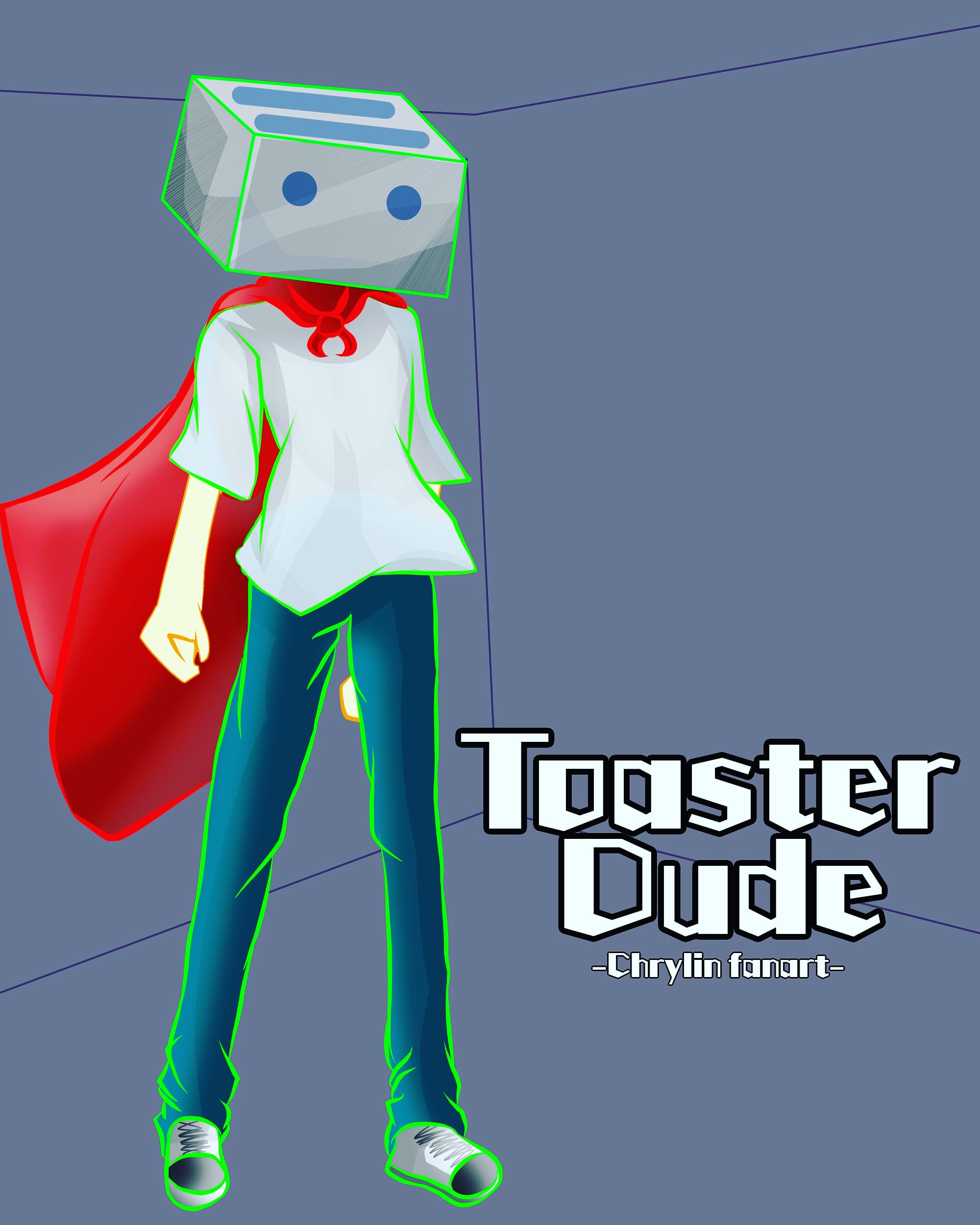 Toaster Dude fanart [OC] r/ToasterDude