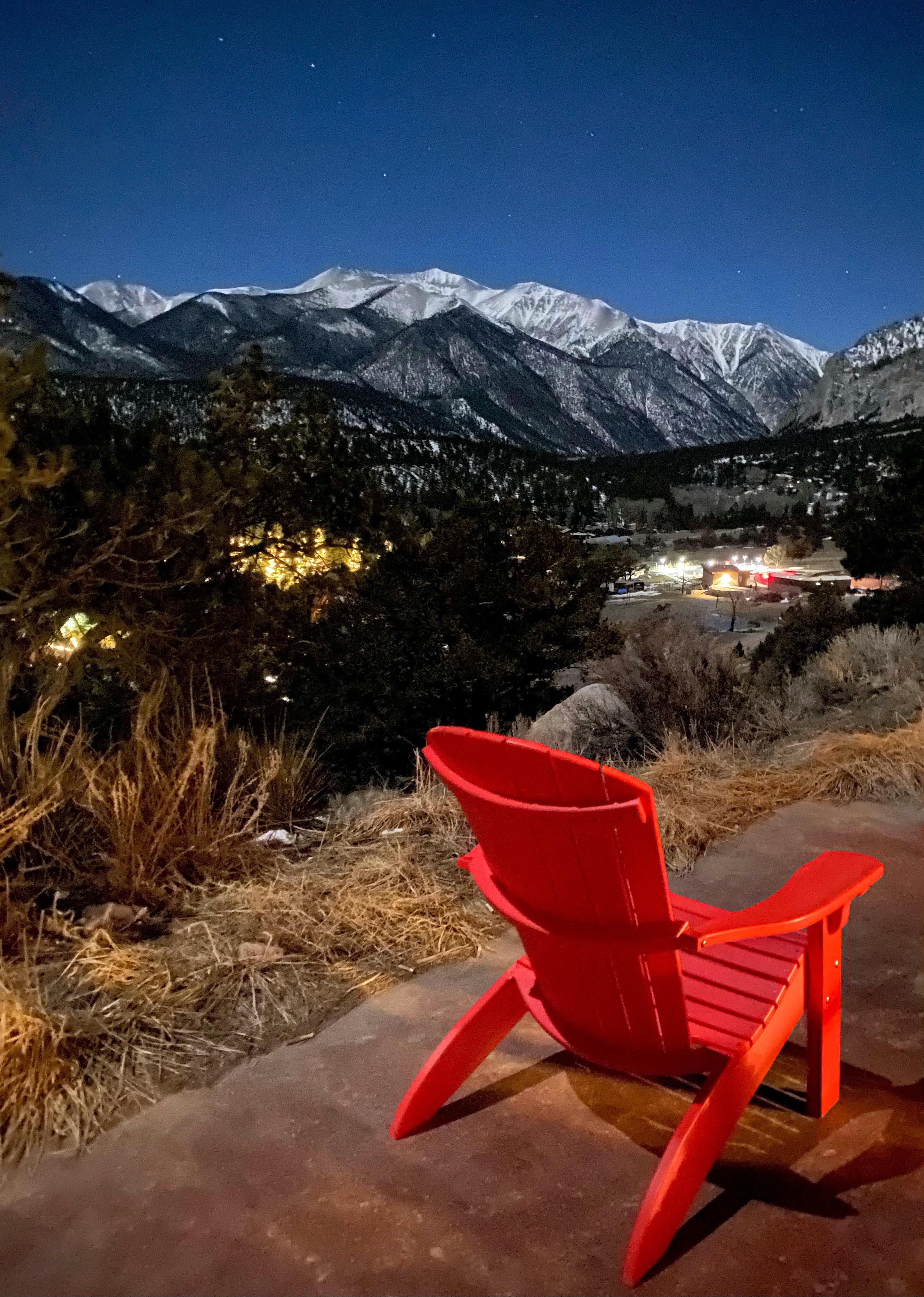 Not a bad view at the hot springs in Buena Vista. r/Colorado