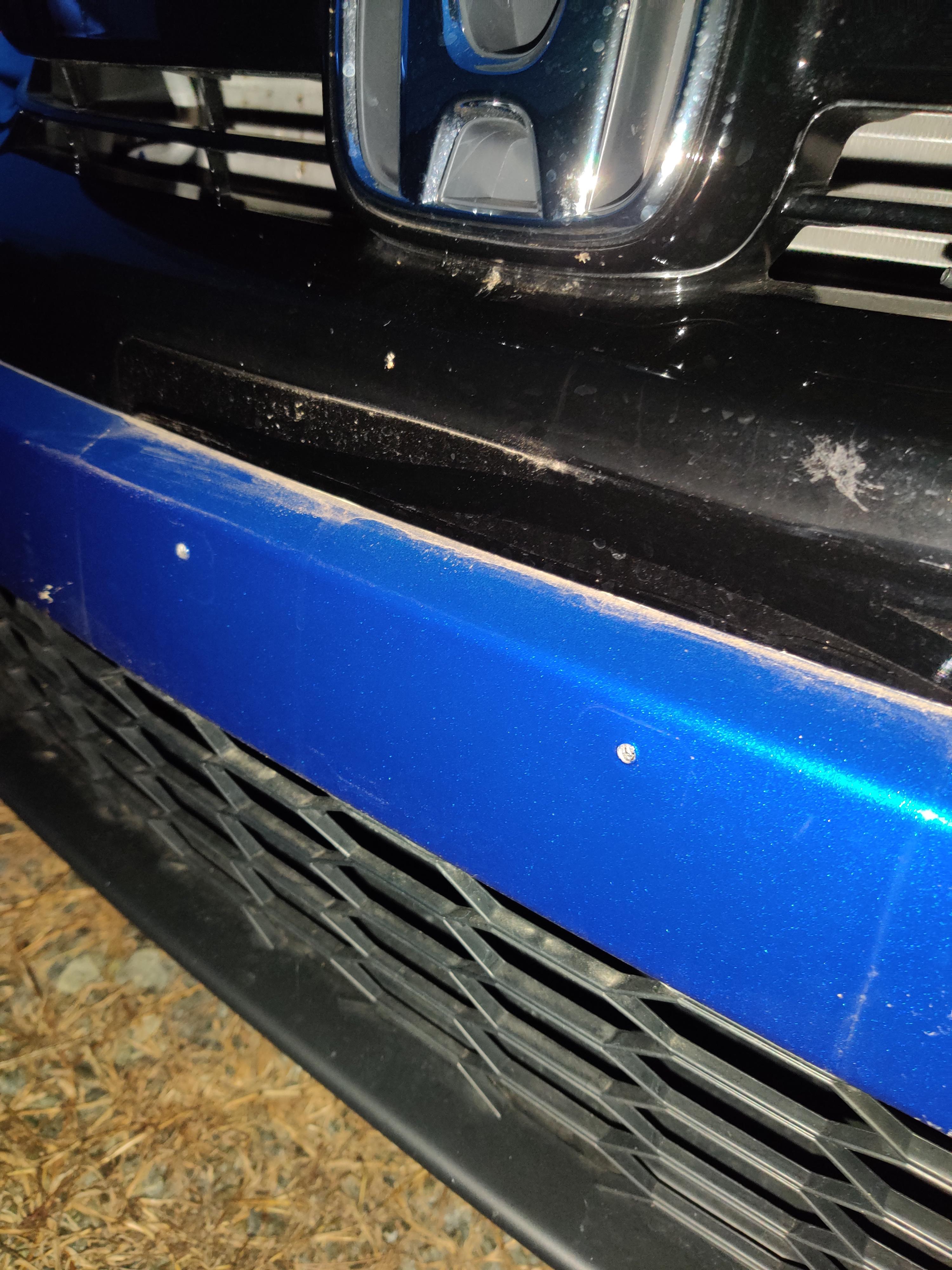 Dealer mounted front license plate holes? r/civic