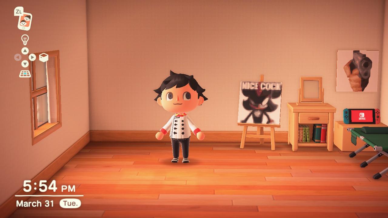 Tried My Hand at Akatsuki's Uniform in Animal Crossing r