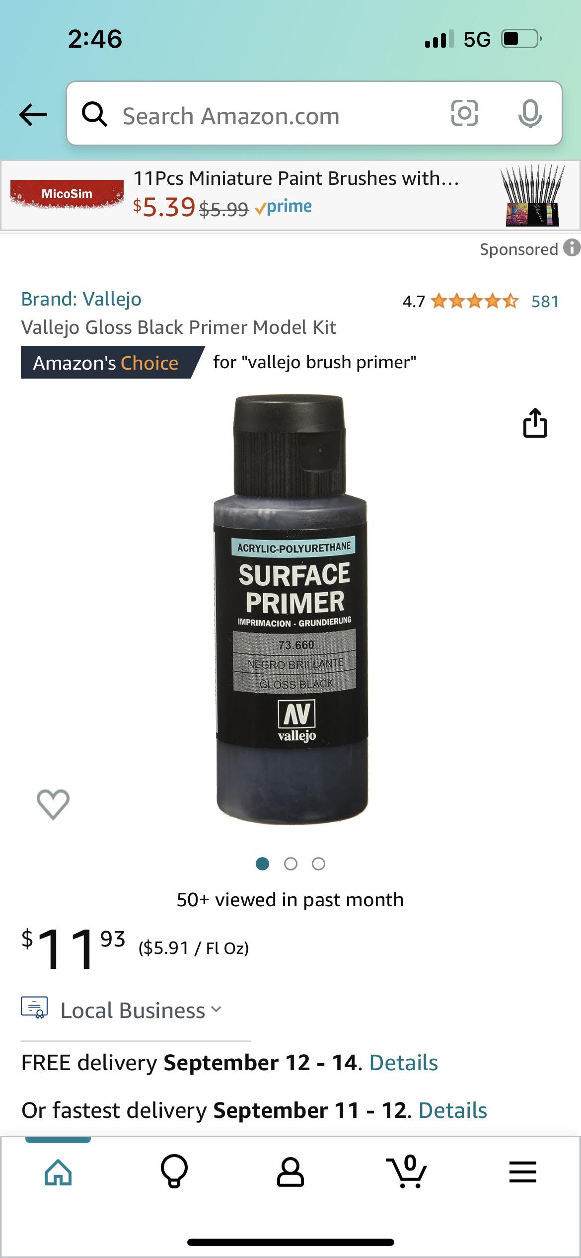 Can TAMIYA Acrylic flat black substitute as surface primer black color