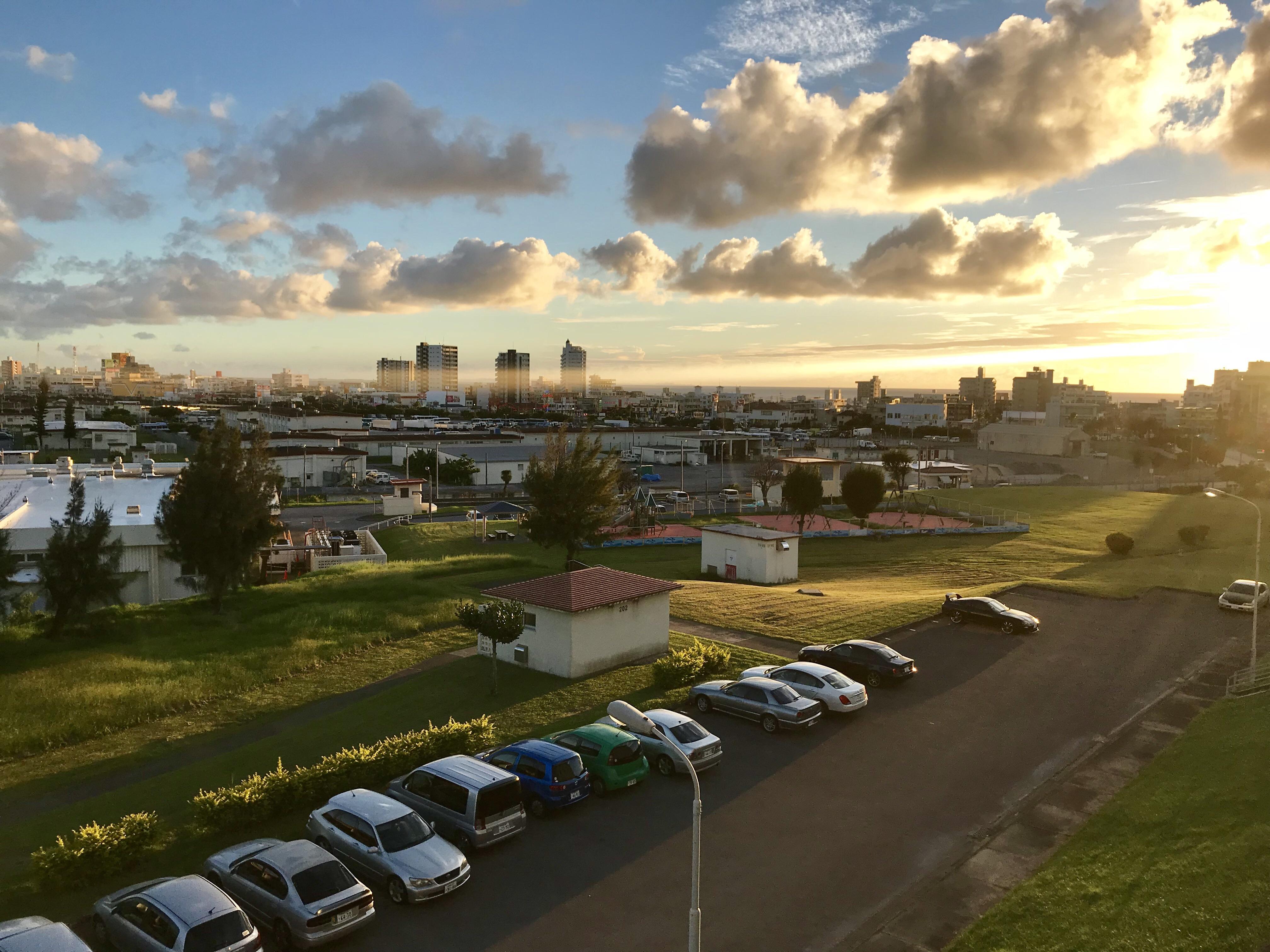 Sunset Camp Foster Okinawa Japan. r/pics