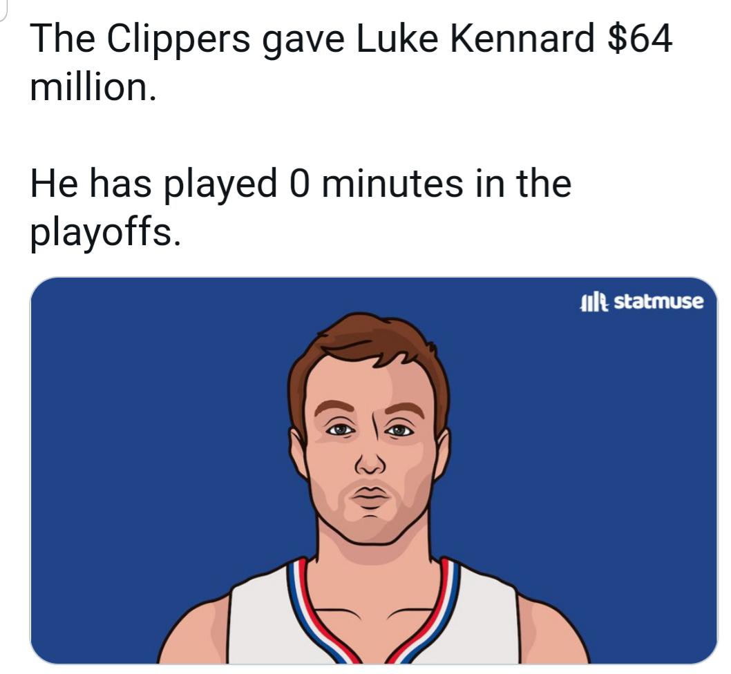 Thats a lot for a paycheck of someone just sitting on the bench and