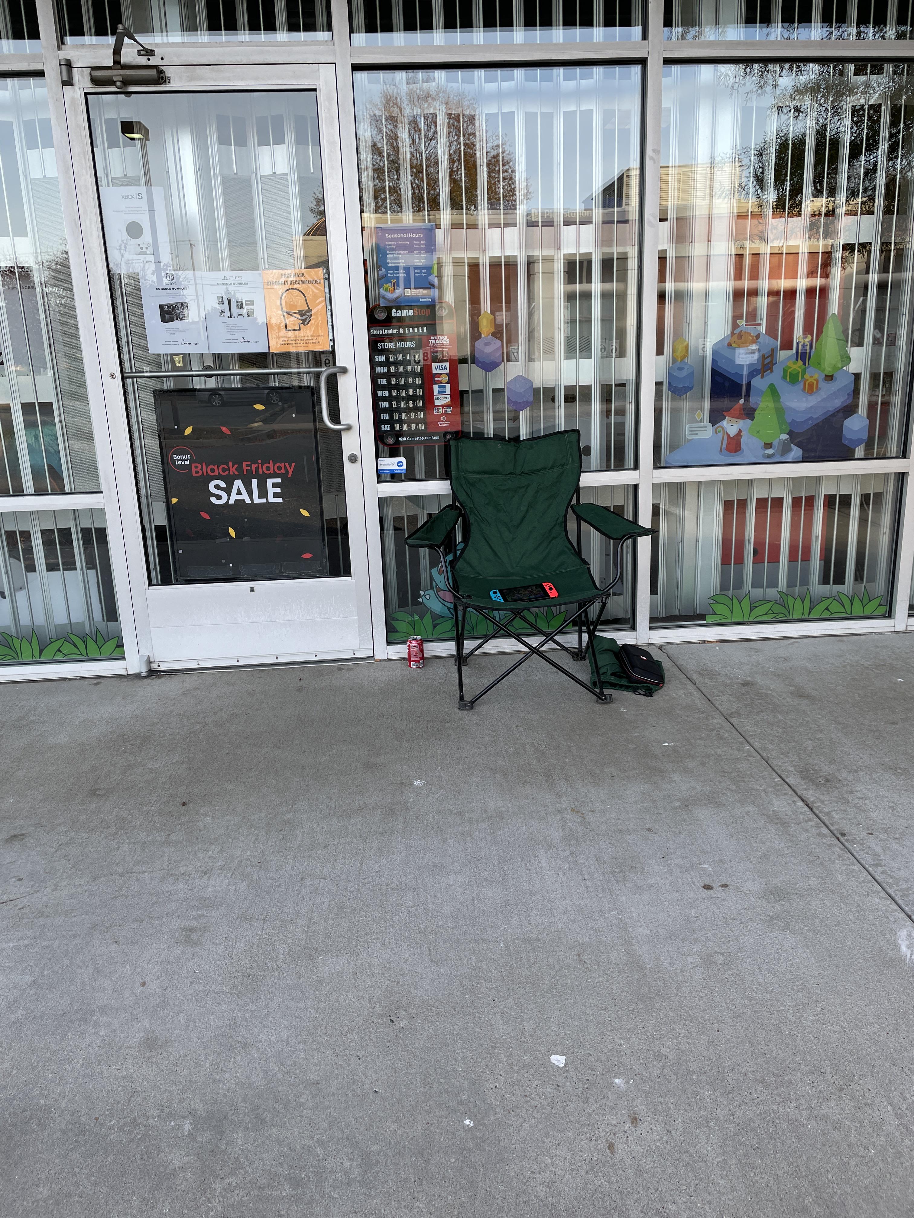First in line at GameStop ready to finally get one. r/playstation