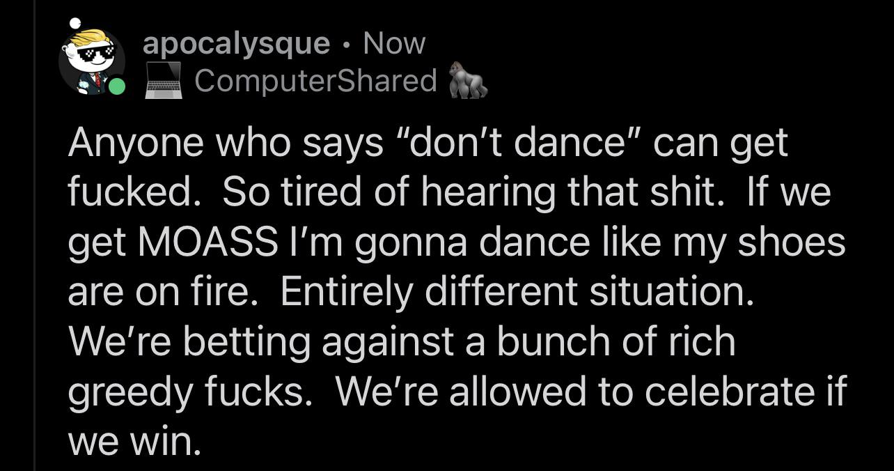 I go back and forth on this but it’s a good argument. r/ApeStockExchange