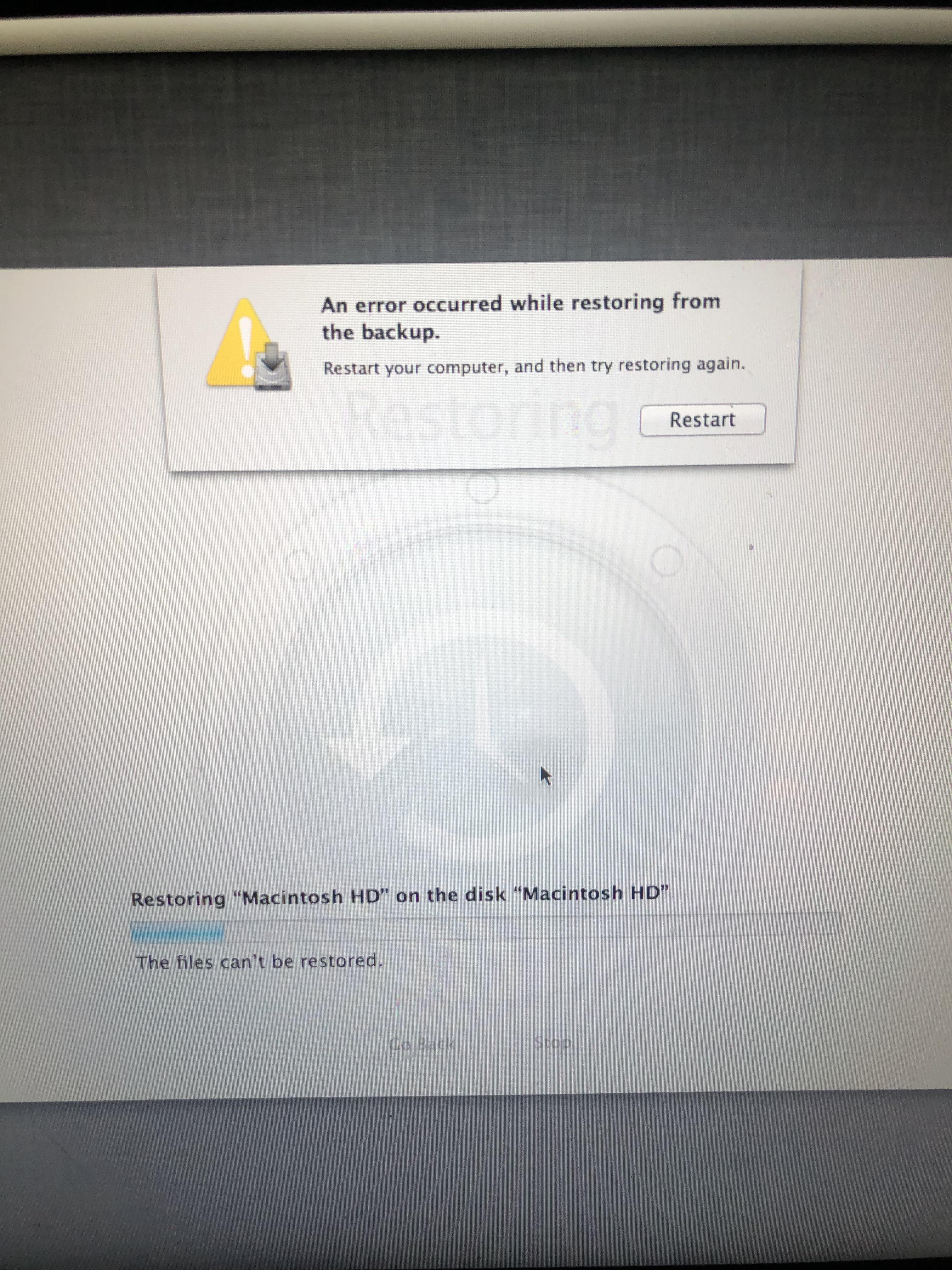 2011 MacBook Pro Time Machine Restore r/macbookrepair