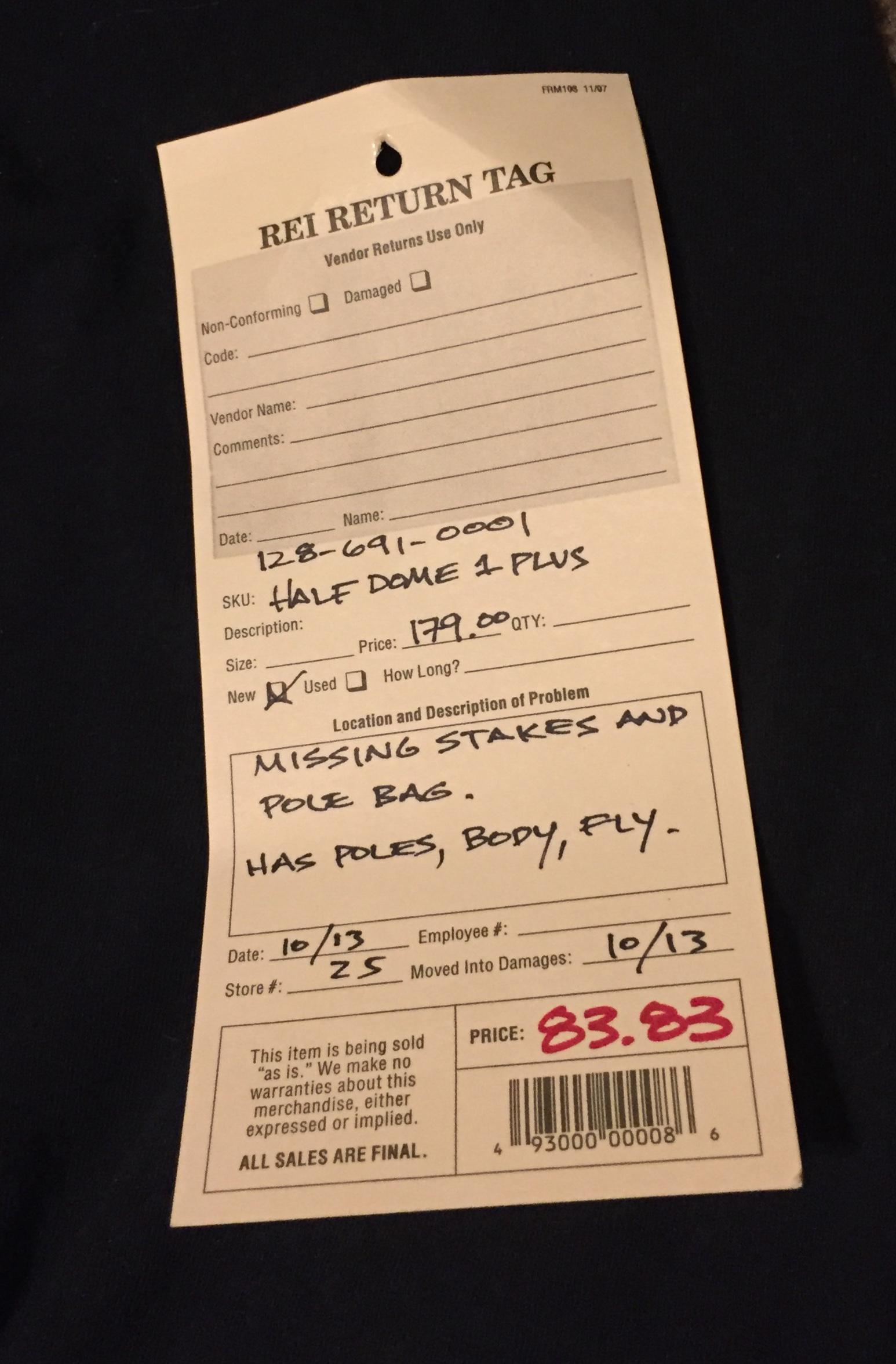 Garage Sale Find! r/REI