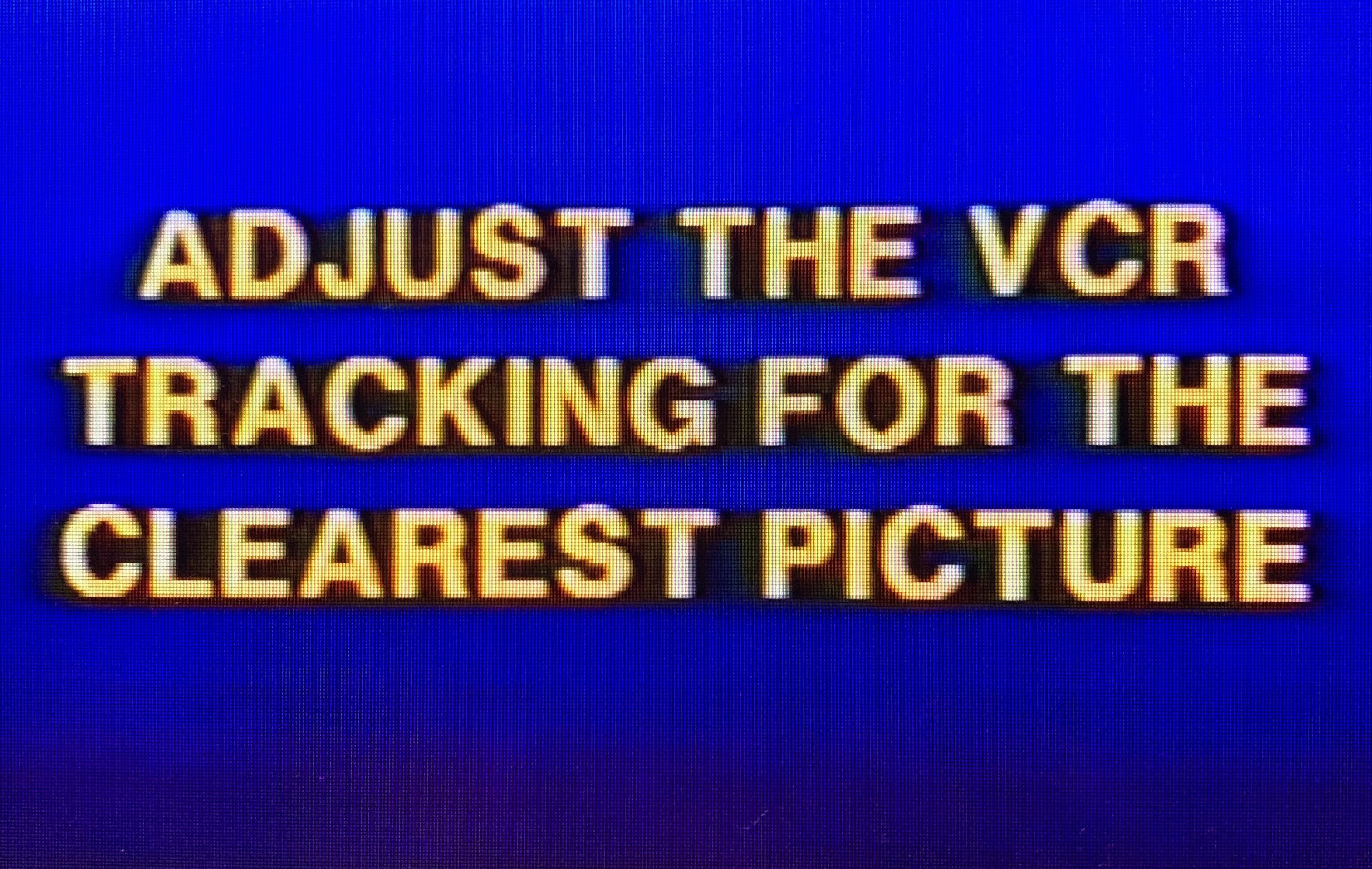 VHS Video Font (The Kids Guide to the r/identifythisfont