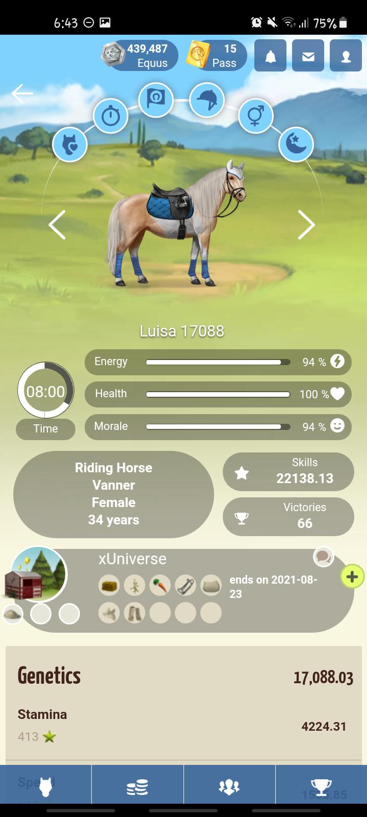 Does anyone know how much this horse is worth?(Passes and Equus) I