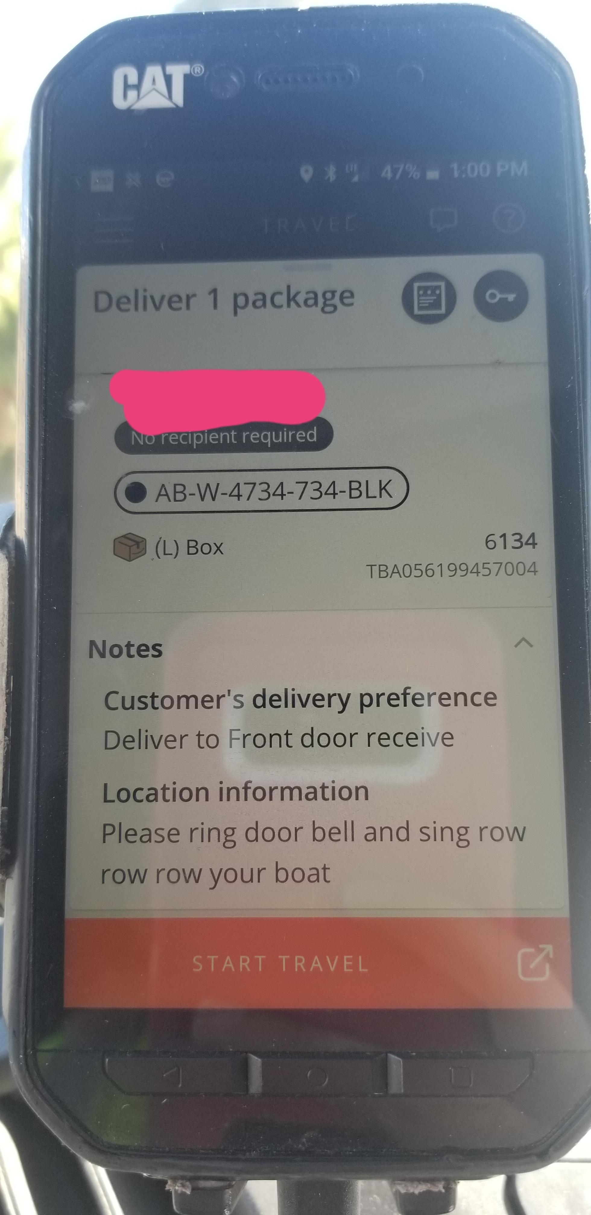 Why do people request "Front Door Receive" and when you ring the doorbell... they open the door