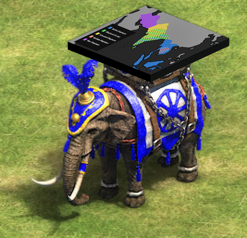 Approximate distribution of elephant units in aoe2 r/aoe2