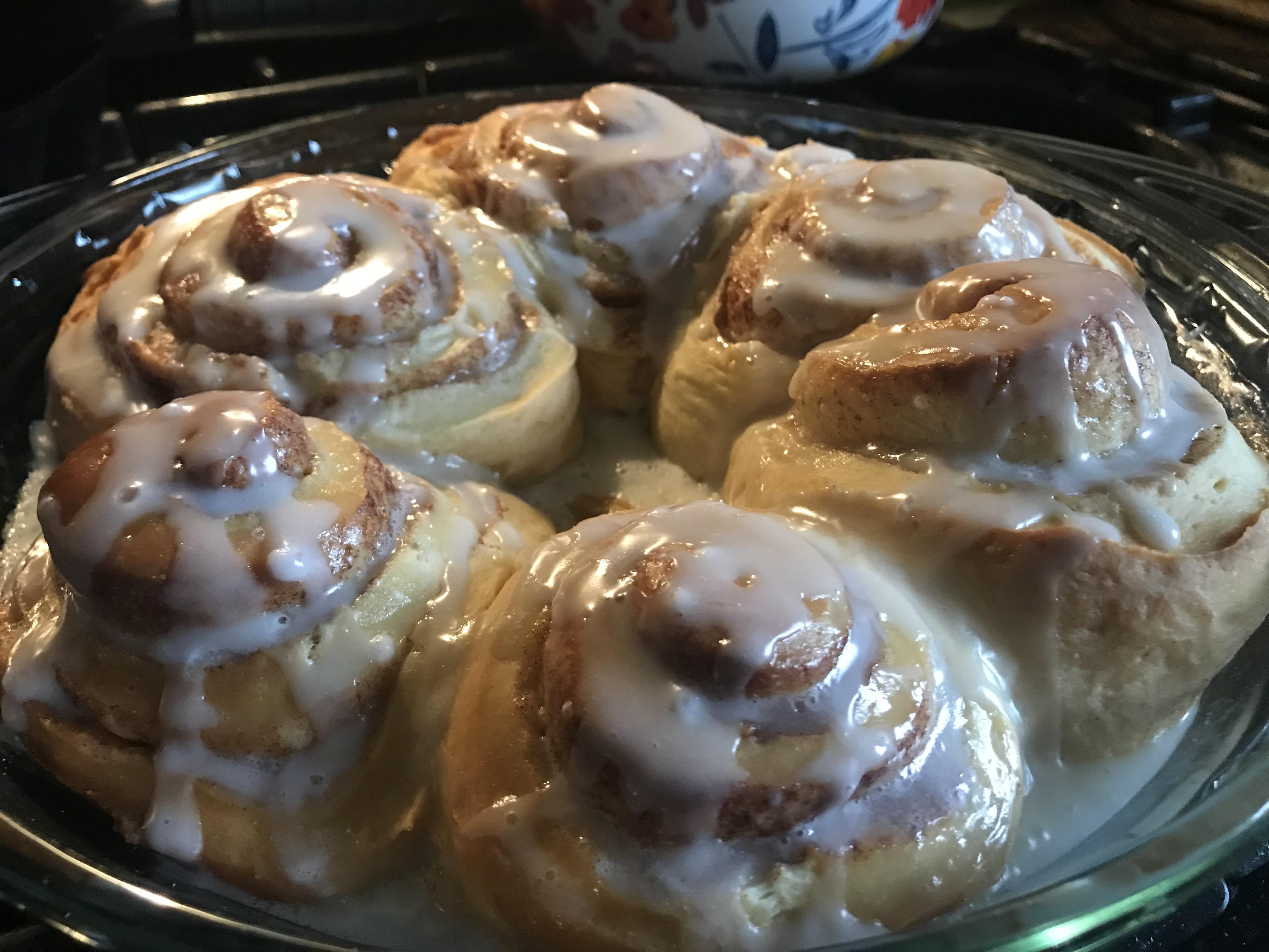 [Homemade] cinnamon buns r/food