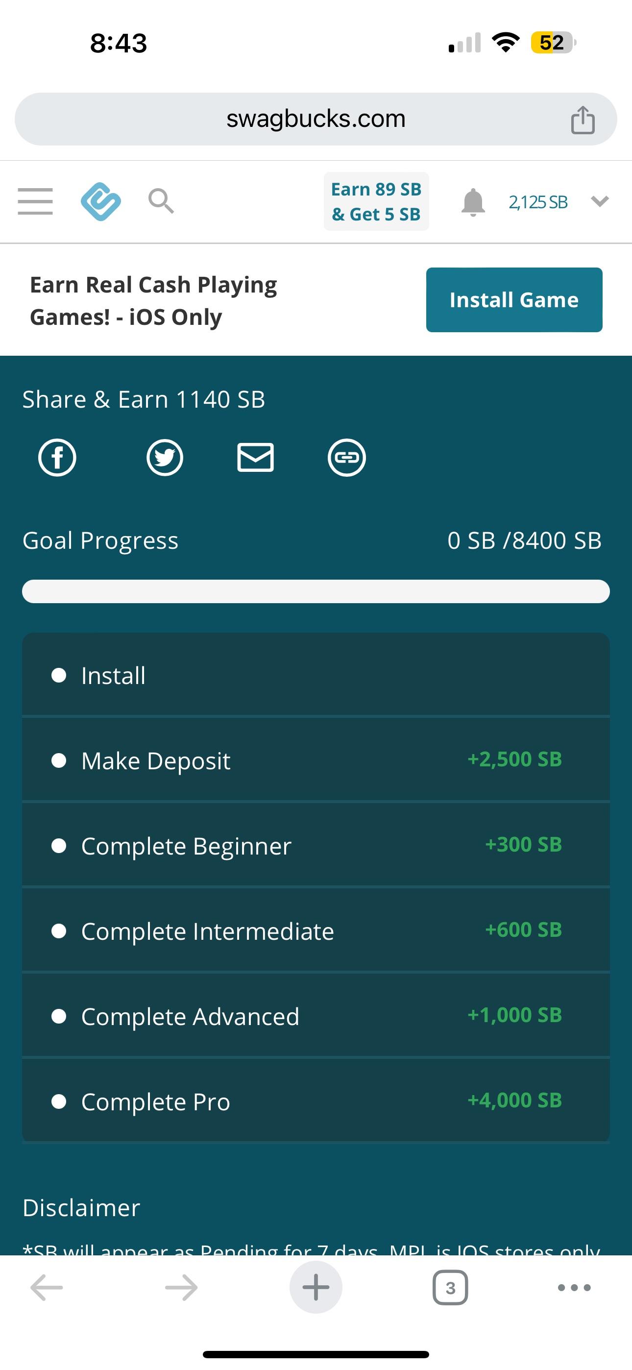 MPL deposit info r/SwagBucks