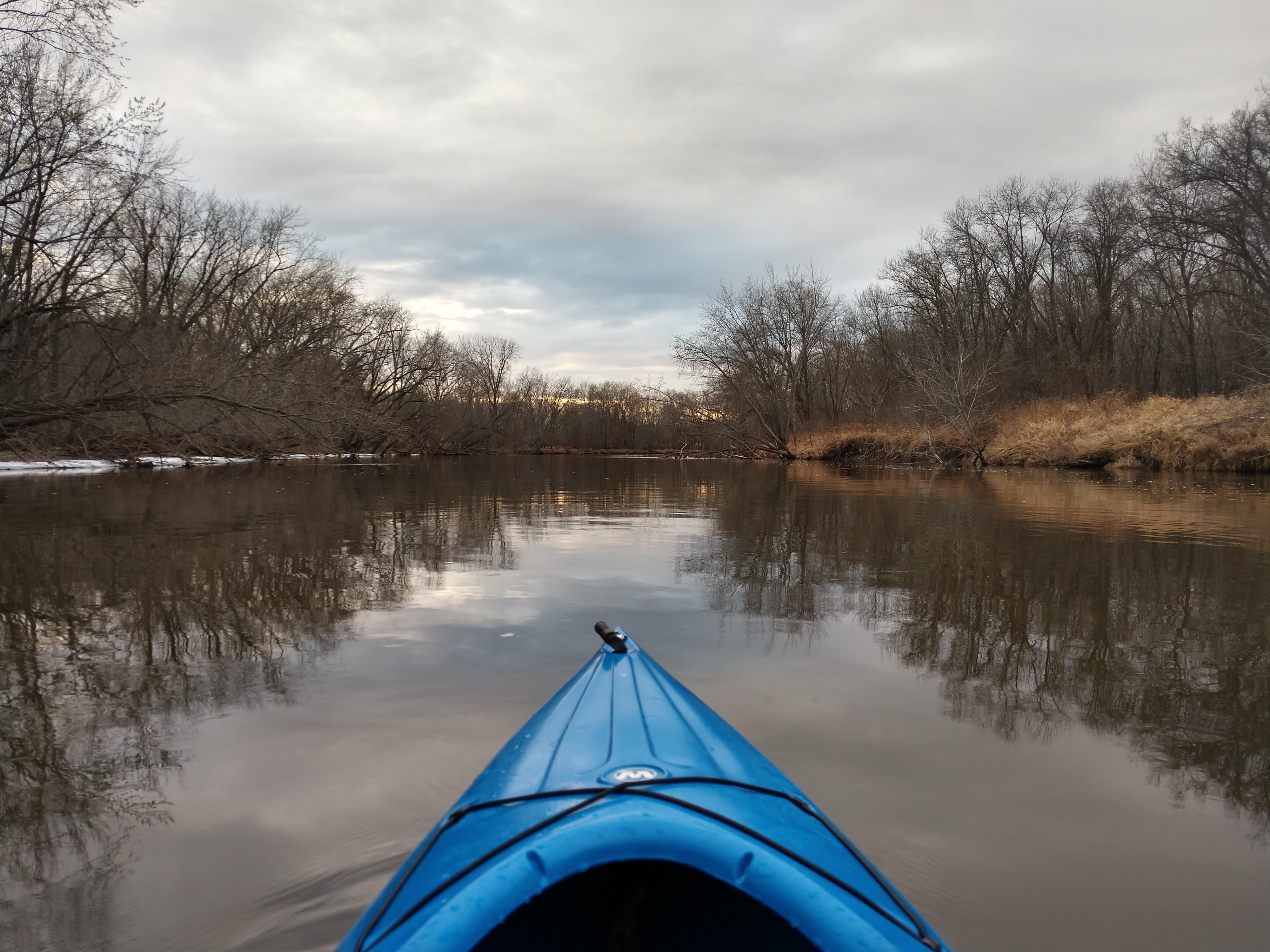 I came believe I'm kayaking in MN late November. r/Kayaking