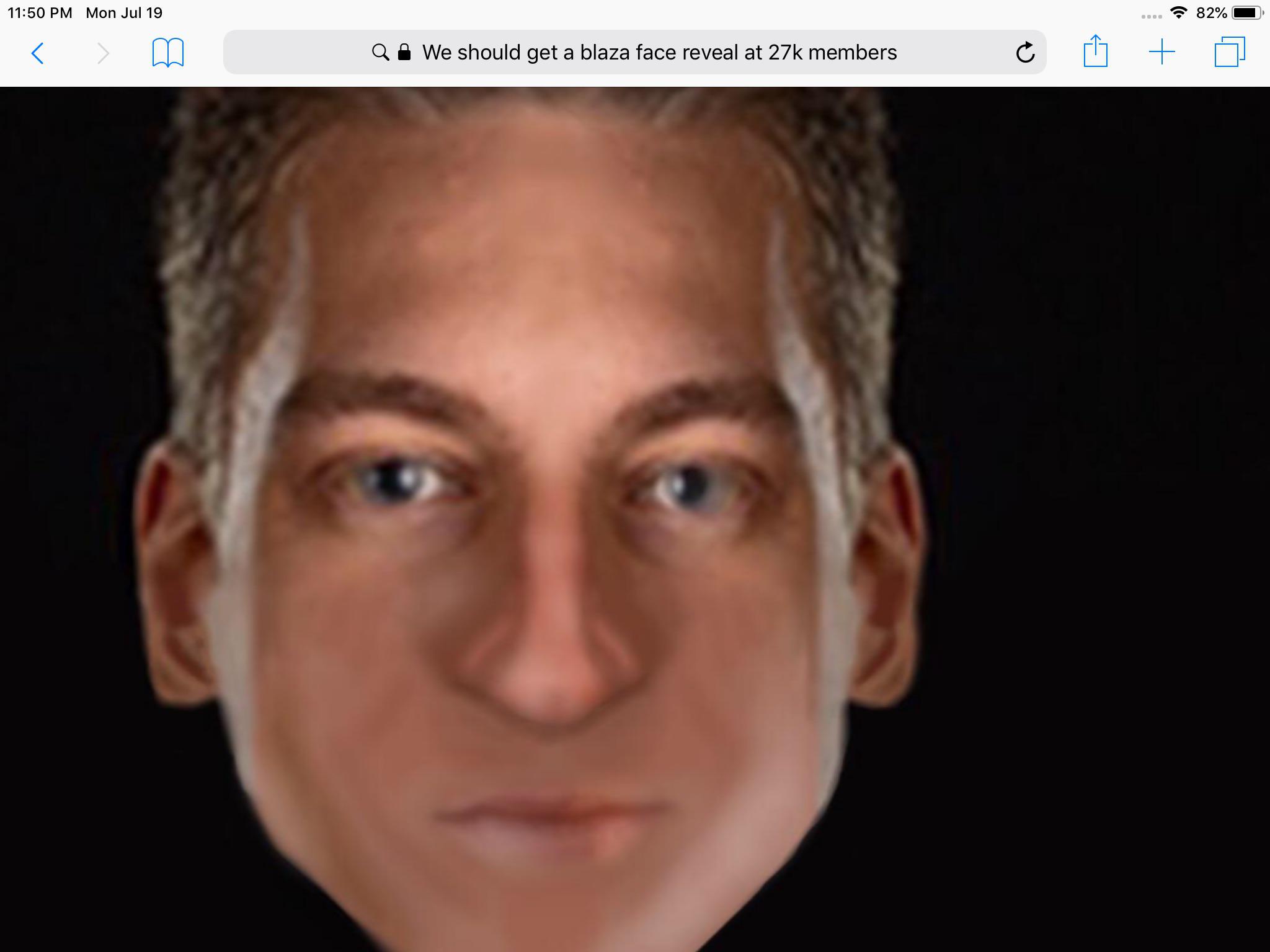 We should get A Blaza face reveal at 27k members r/Socksfor1Submissions