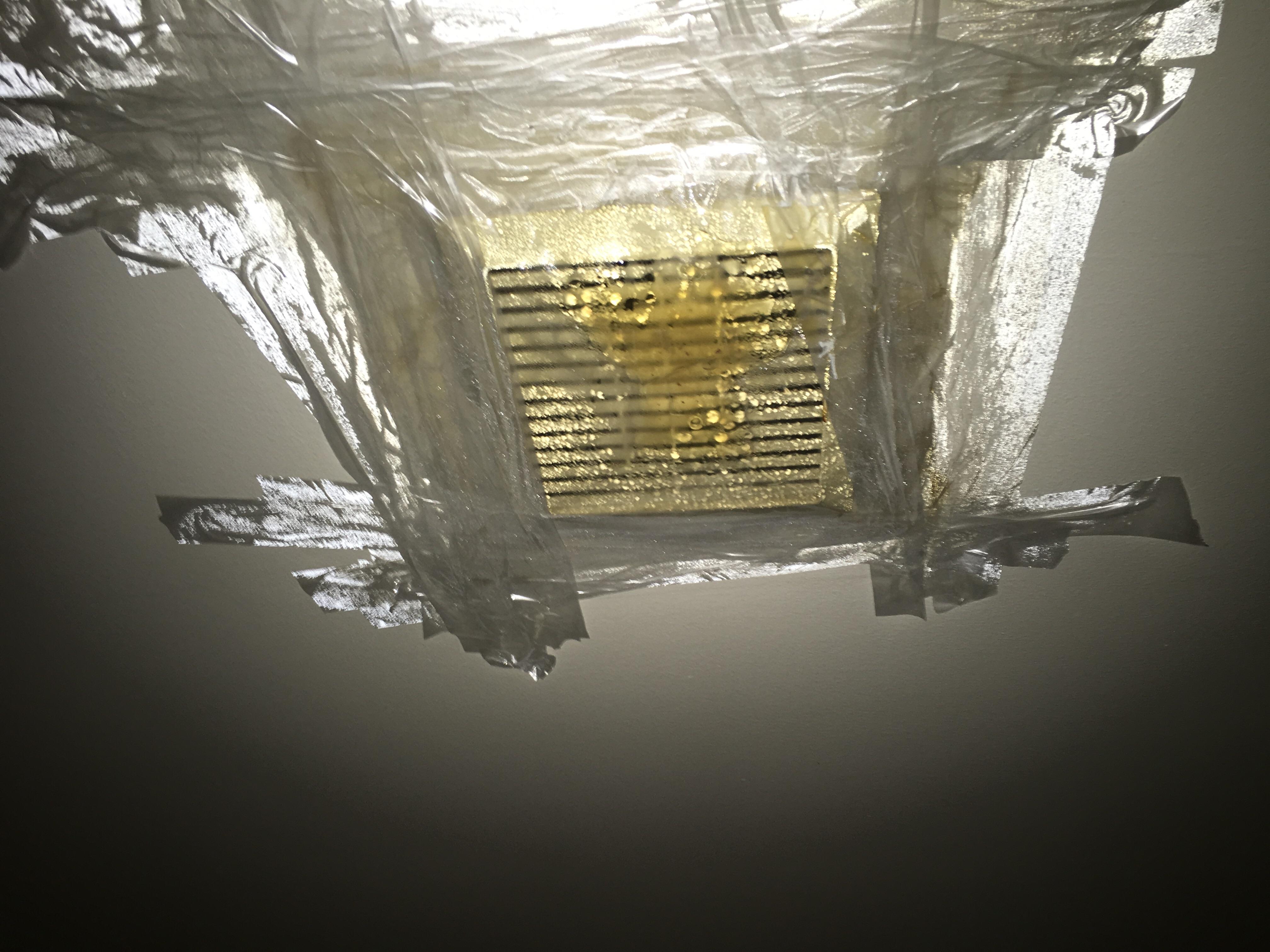 My apartment neighbor is a hard smoker and the smoke would leak through our bathrooms extractor